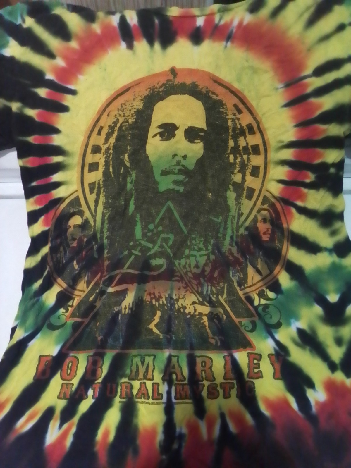 Columbia Bob Marley Multicolor Tie Dye Geometric Music Sports T-Shirt Tank Lot