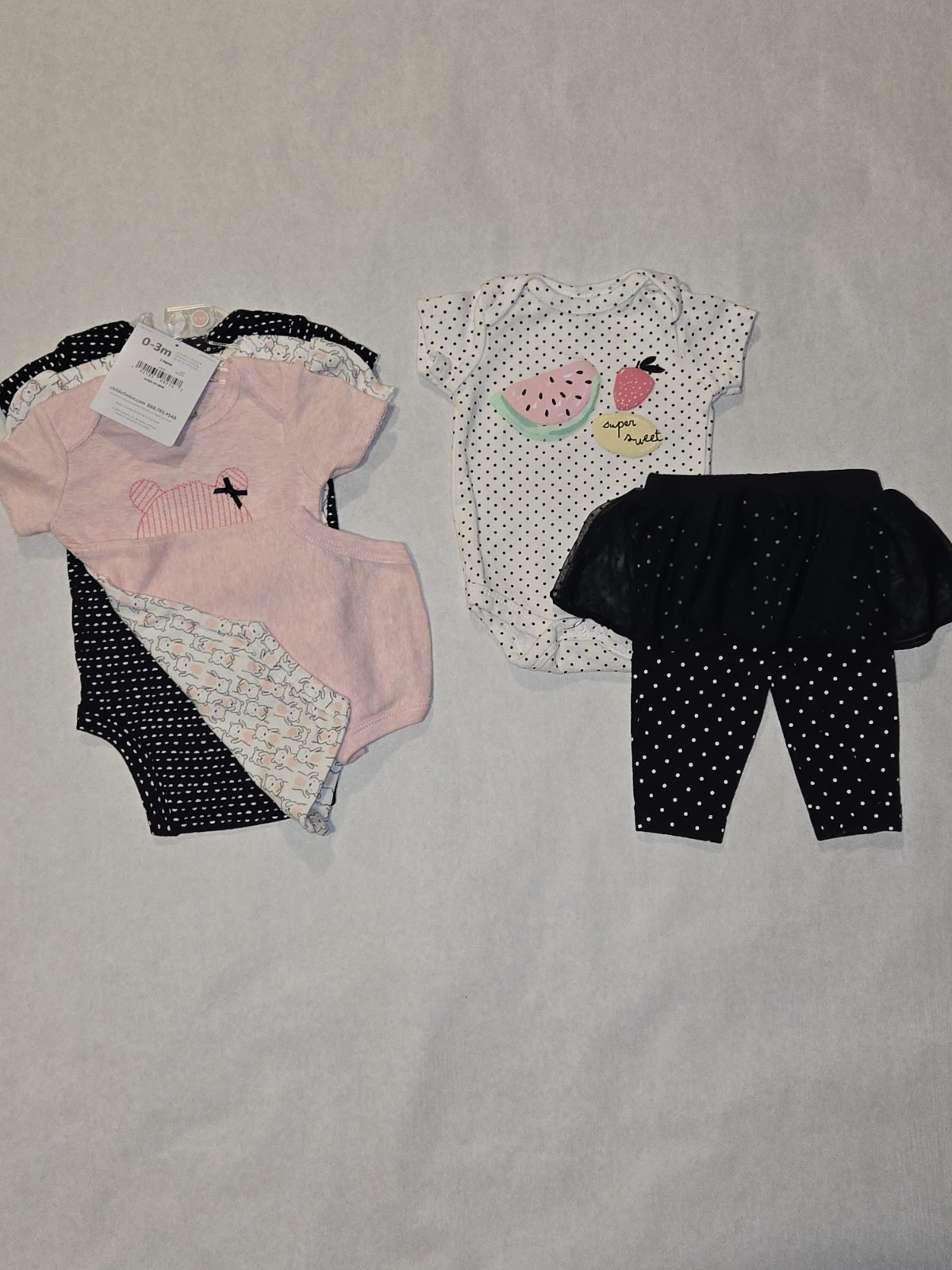 Baby Girl Clothes Huge Lot 0-6 Months Mixed Seasons