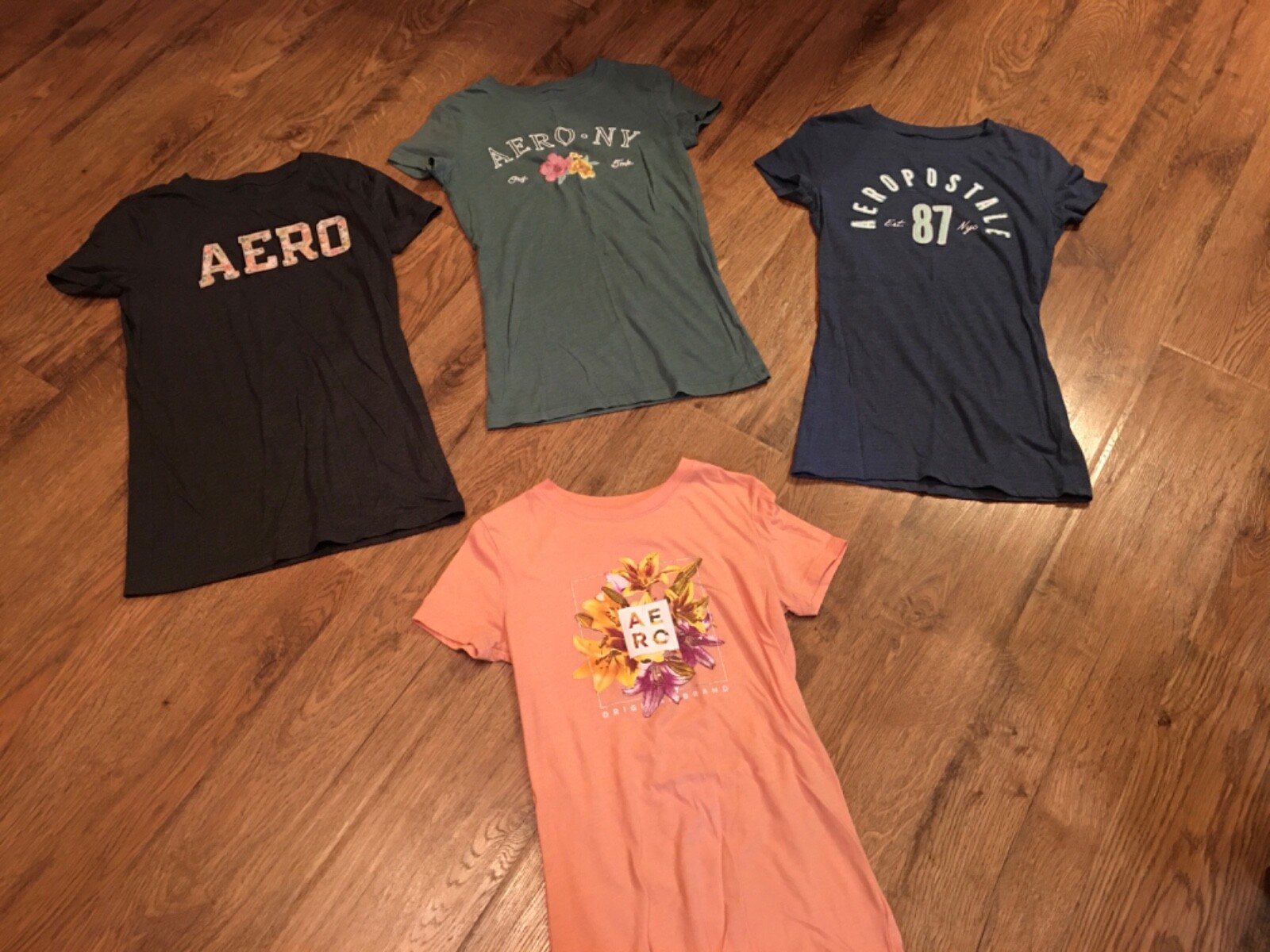 Girls size XS Shirts~clothes lot of 8 Pcs.~Aeropostale Shirts~Classic Crew~EC