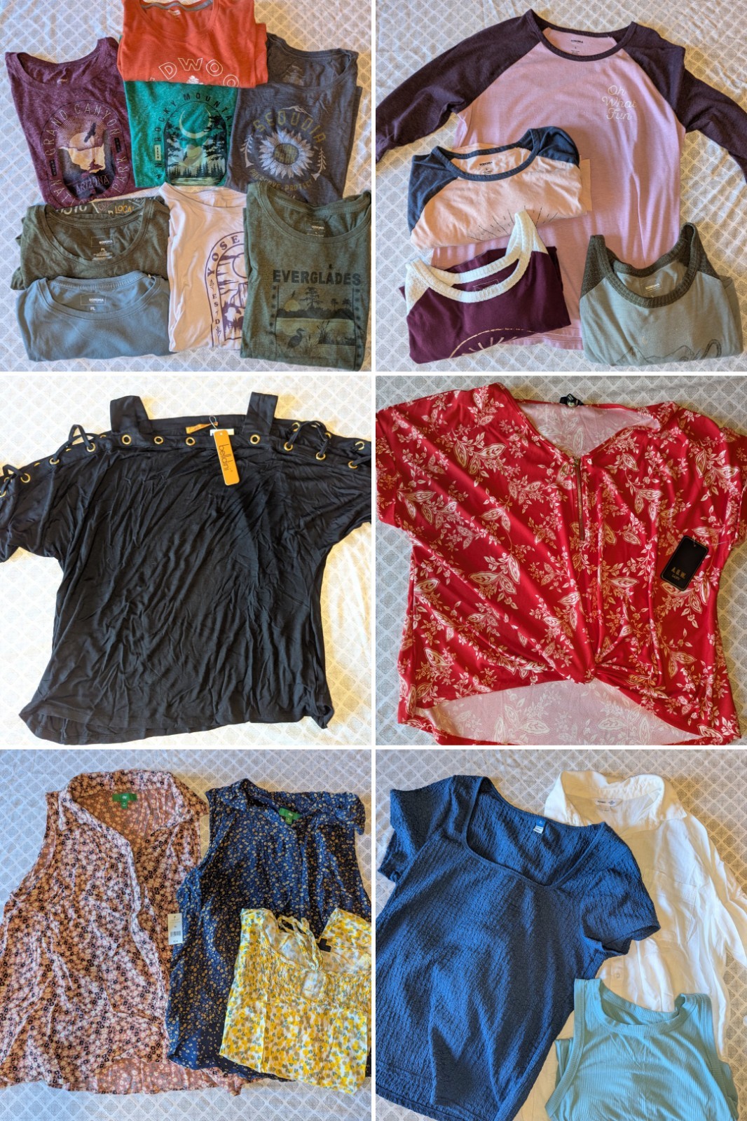 47 pc Women&rsquo;s Clothing Lot L-XL 16-18 Torrid Old Navy Dresses Tops Jeans NWT