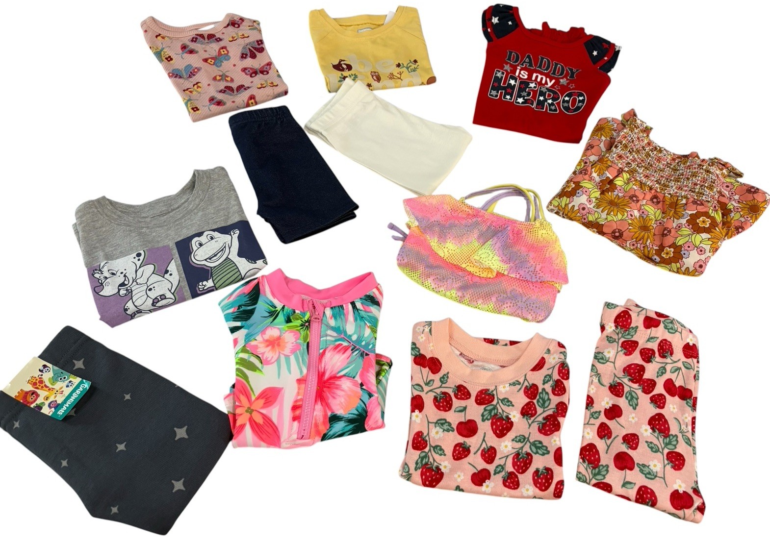 Baby Girl Clothing Summer Bundle 12M Carter’s Garanimals 12 Pc Lot NWT