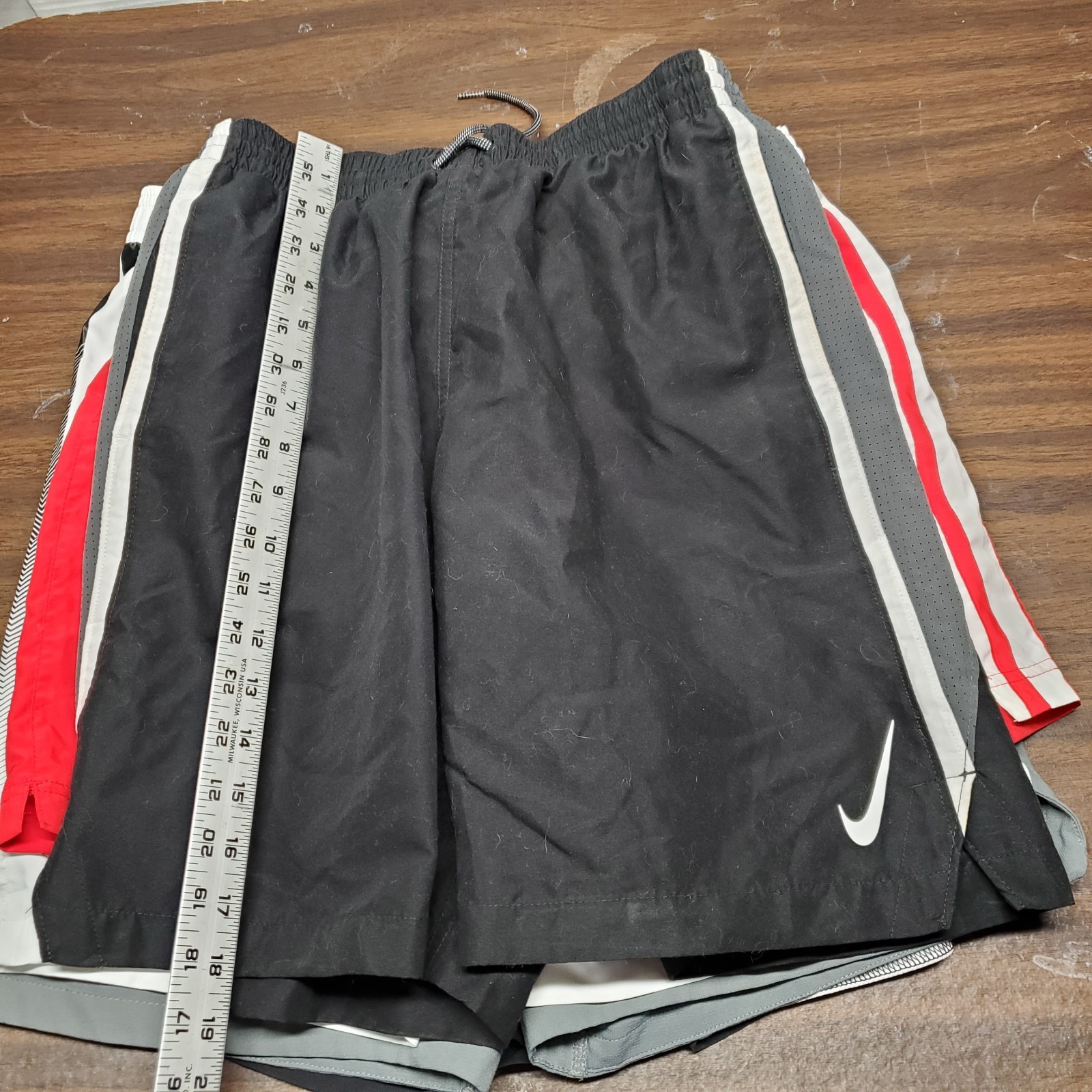 Lot of 9 Under Armour Nike Mens Medium Long Basketball Shorts Athletic Bundle