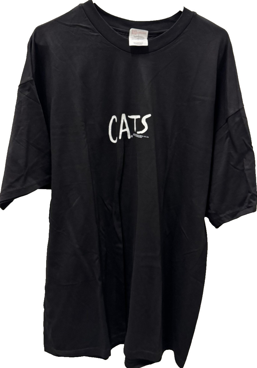 CATS, Black T-Shirt, S/S, 2XL