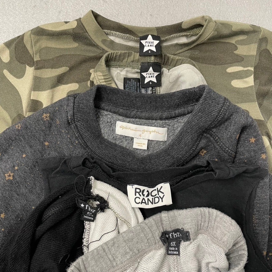 Pixie Lane Spiritual Gangster Lot Girls 6 6X Bundle Camo Star Smiley Rainbow