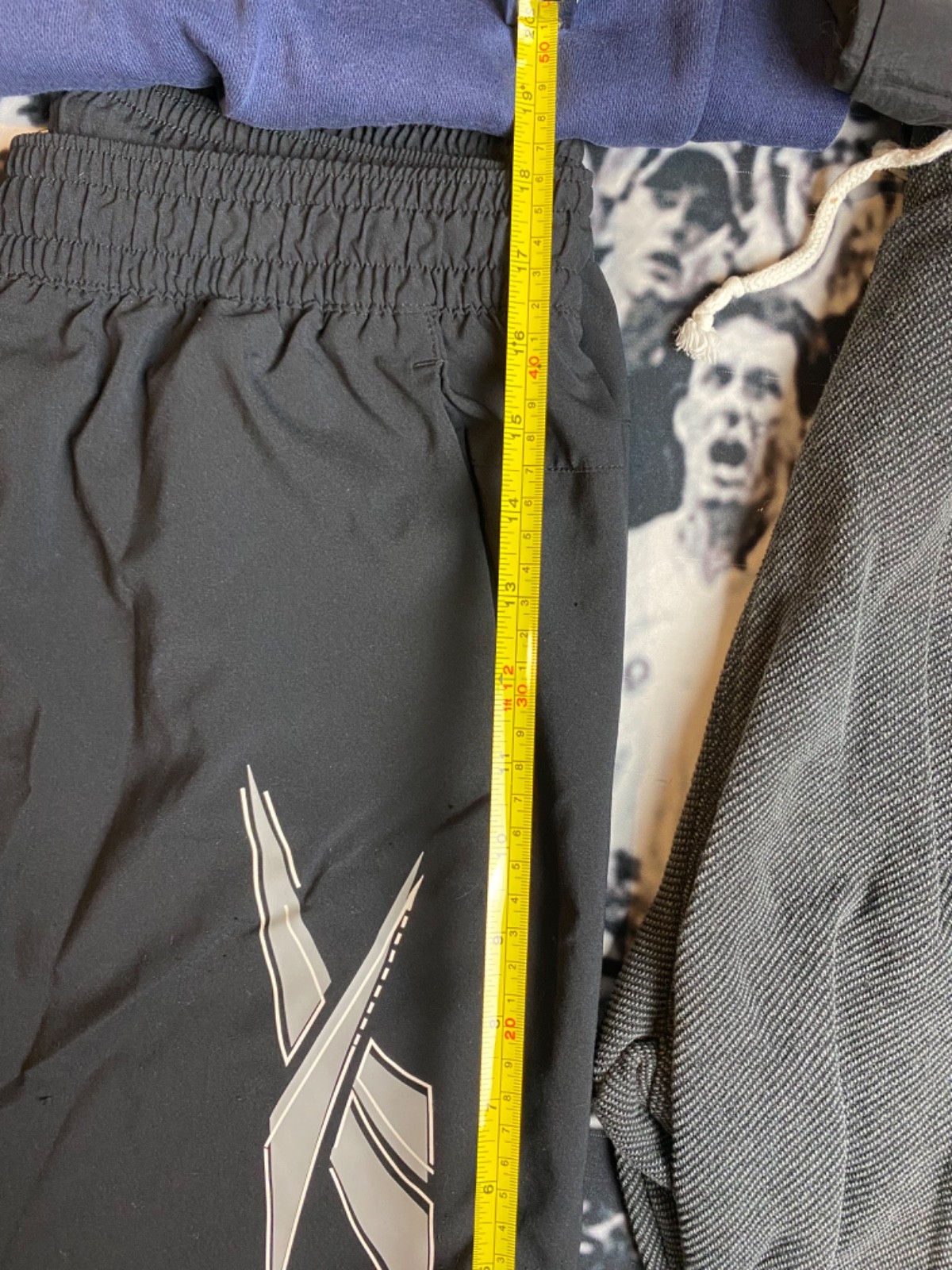Reebok lot of NEW + USED shirts, shorts, pants, hat, sweats