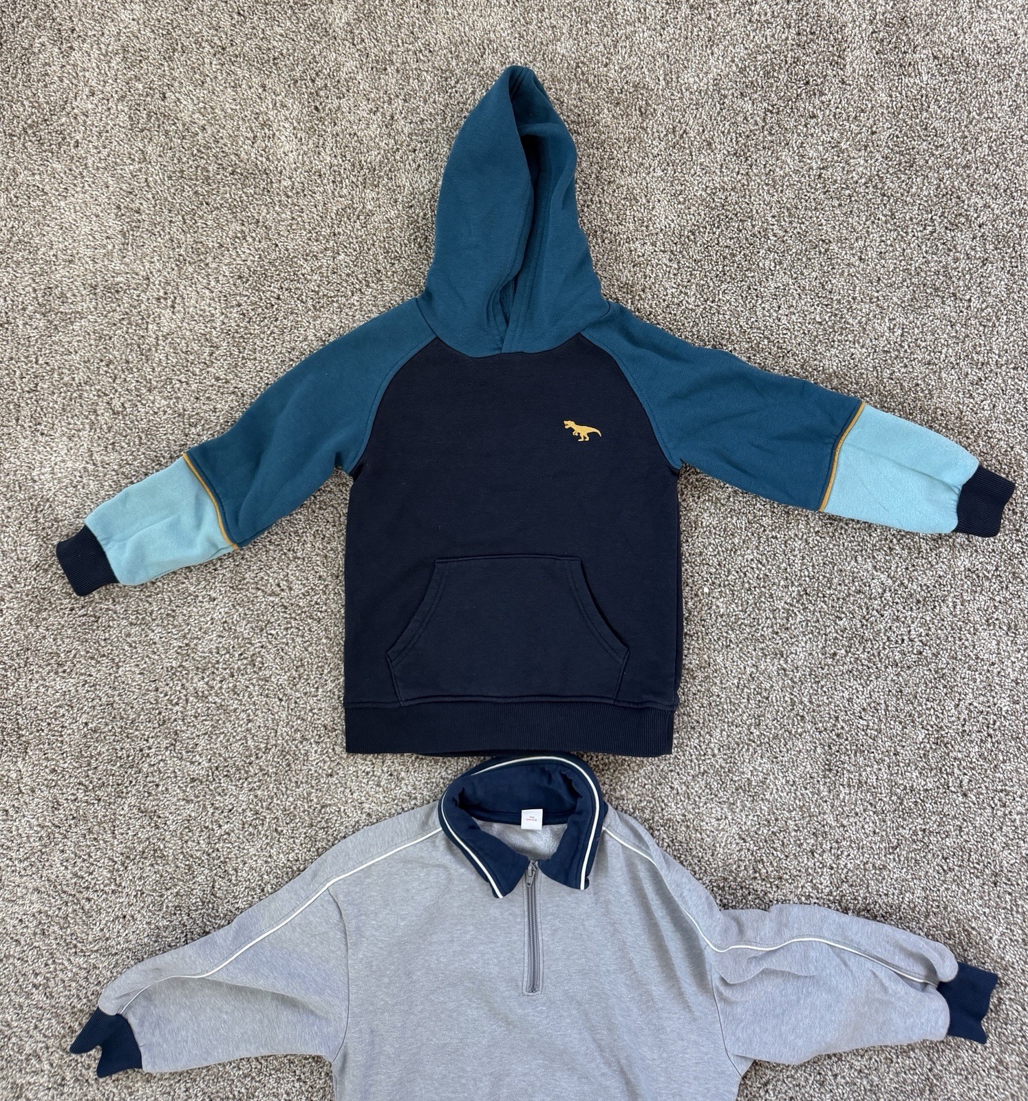 Boys 5T XS 3pc Hoodie & Sweatshirt Lot Cotton Blend Multicolor Cars McQueen
