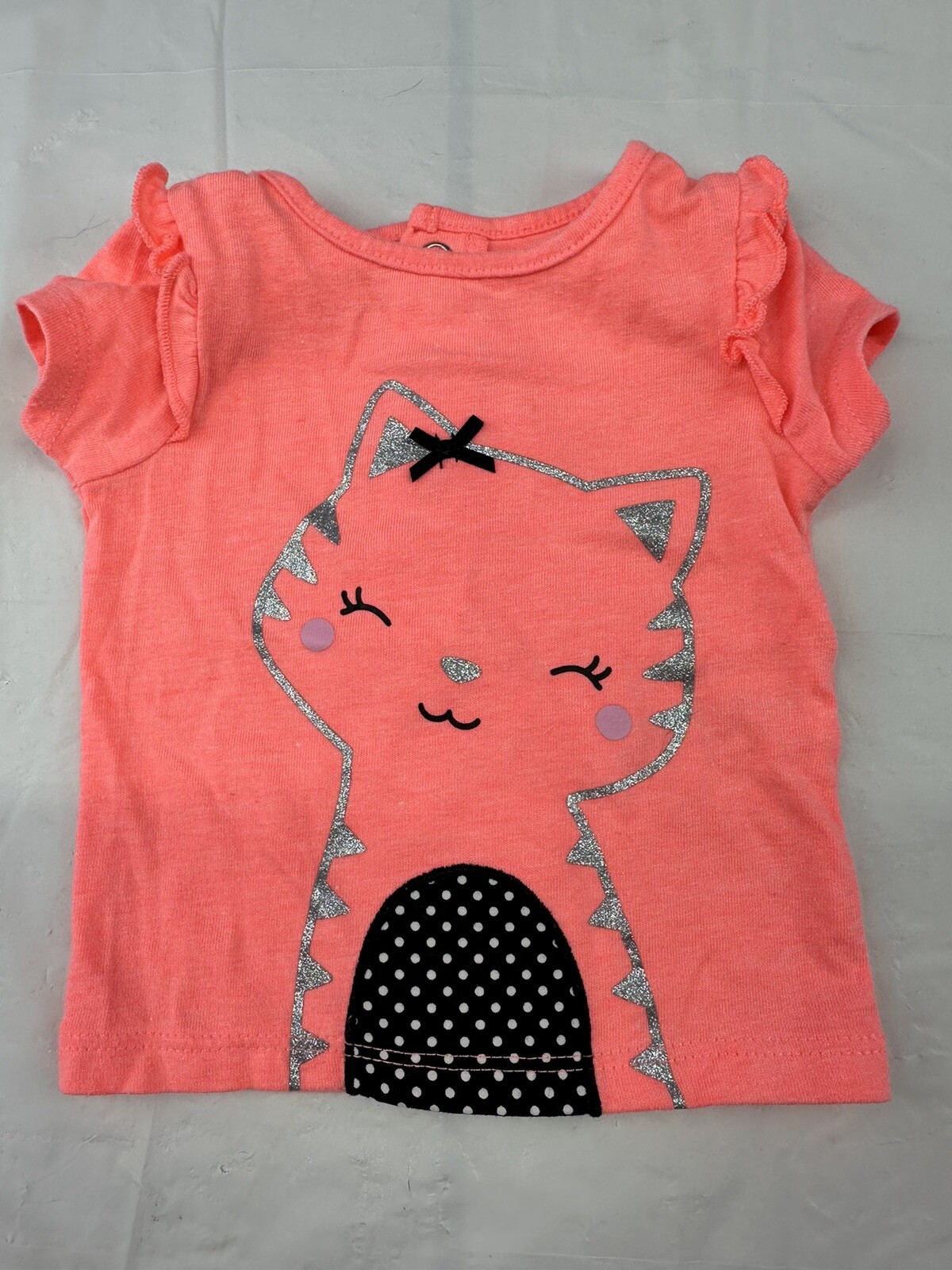 Infant Baby Girls Mixed Lot Of (2) Items Basic Jacket And Tee Shirt Size Newborn