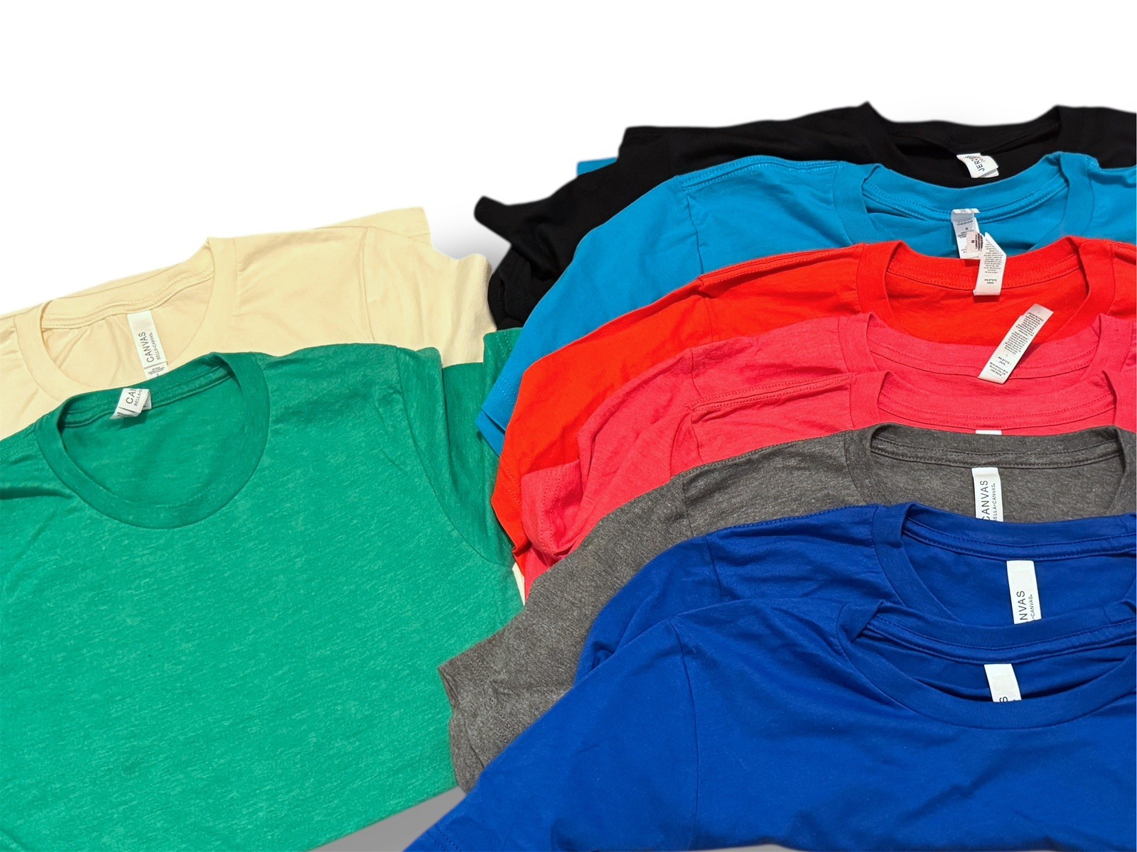 Lot Of 10 Blank Shirts Sizes Xs-Medium