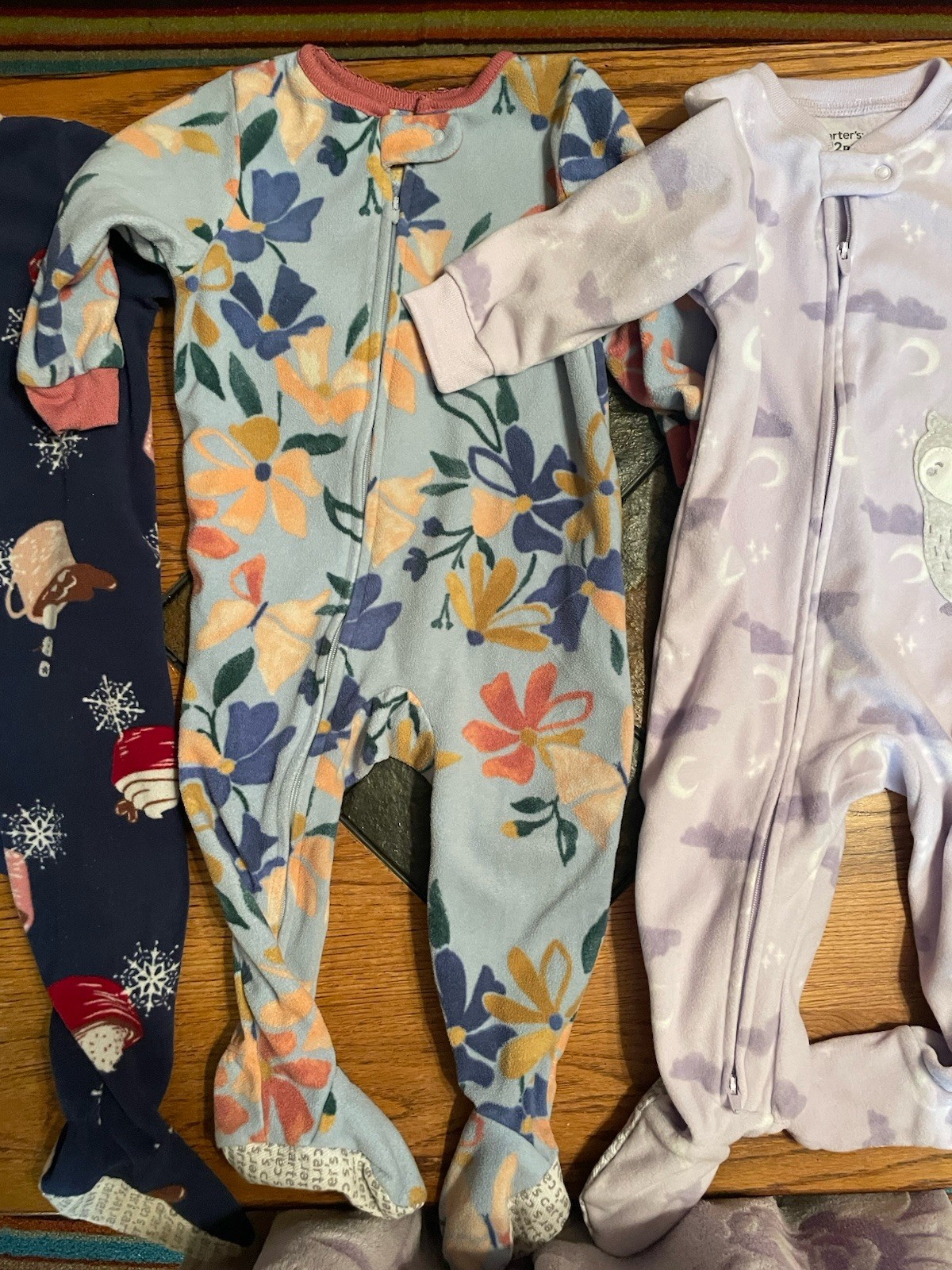 13 Piece Baby Girl 12 Month Clothing Fall/Winter Lot Carters,sleepers,dress