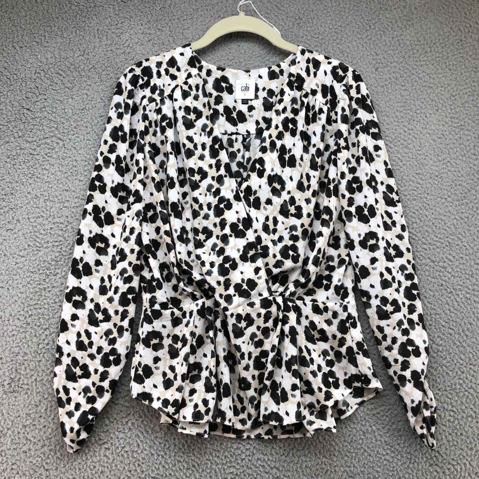 Cabi Tops Lot Womens Small Animal Print Floral Snake Peplum Career Wear Blouse