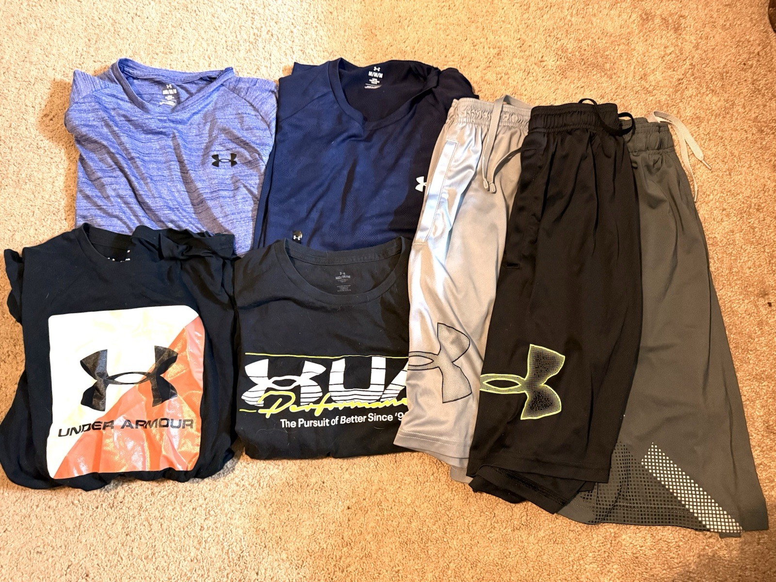 Men’s Under Armour Clothing lot