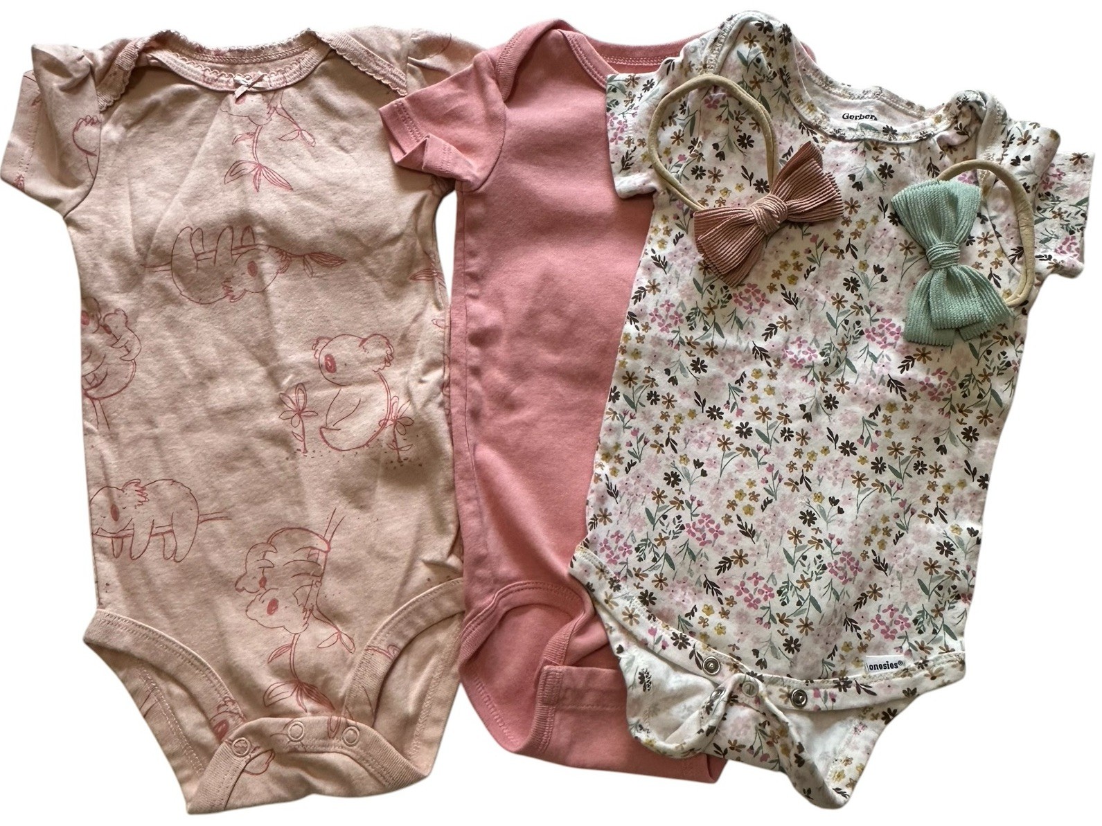 Infant Girls Clothing Lot of 13 Size 12 Month Carter’s Burt’s Bees Bathing Suits