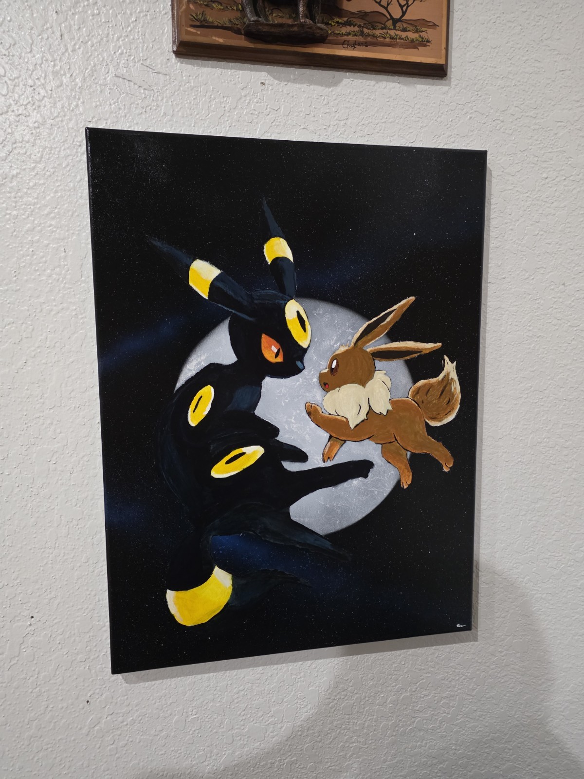 Father&rsquo;s Love: Umbreon Protecting His Eevee Girl