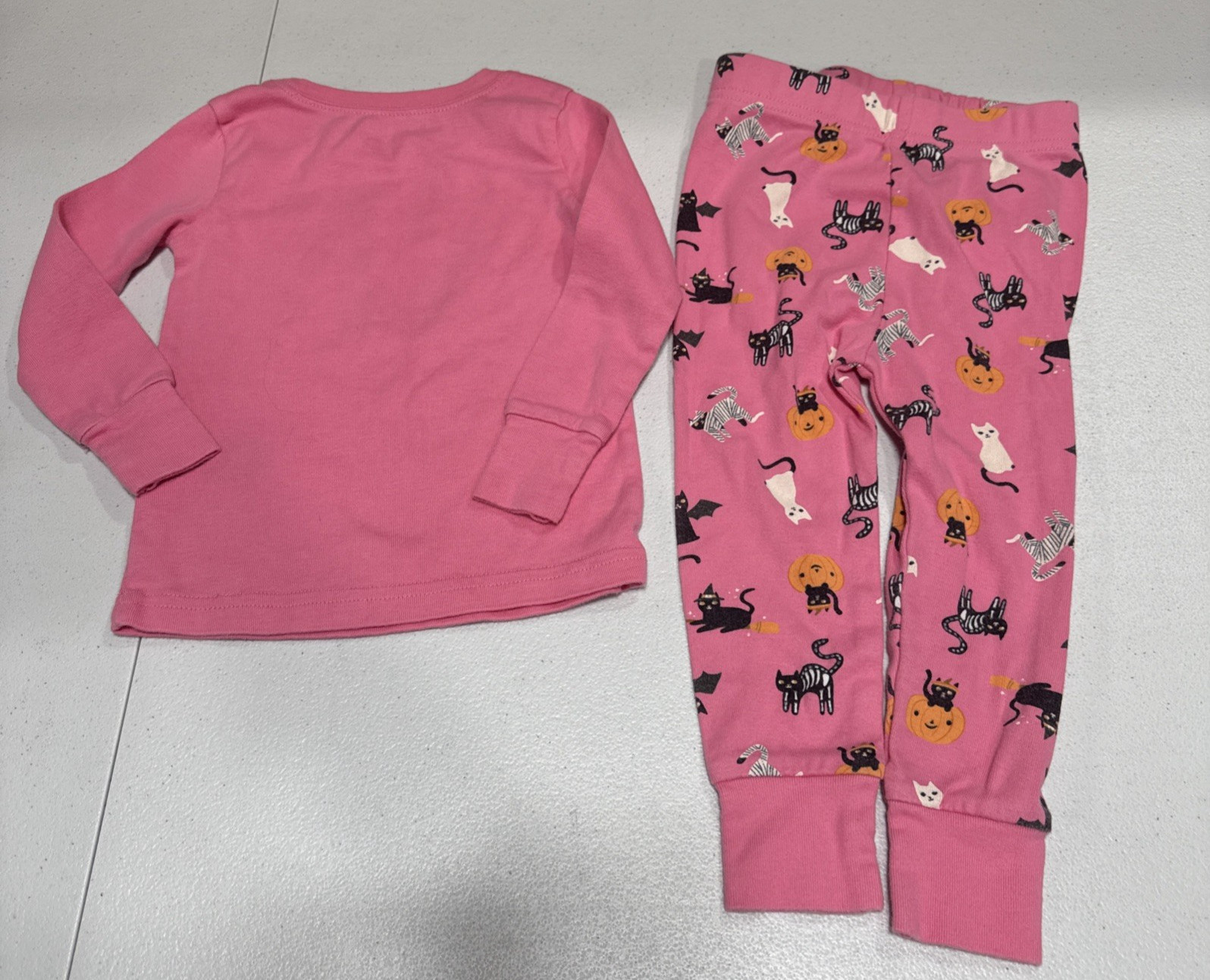 Baby Girl Clothes 18-24M Cat Halloween Pajama Set, Leggings, Pant & Floral Top