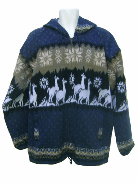 WHOLESALE LOT OF 5 HECTOR ALPACA JACKETS WITH HOOD – SIZE: M 9V