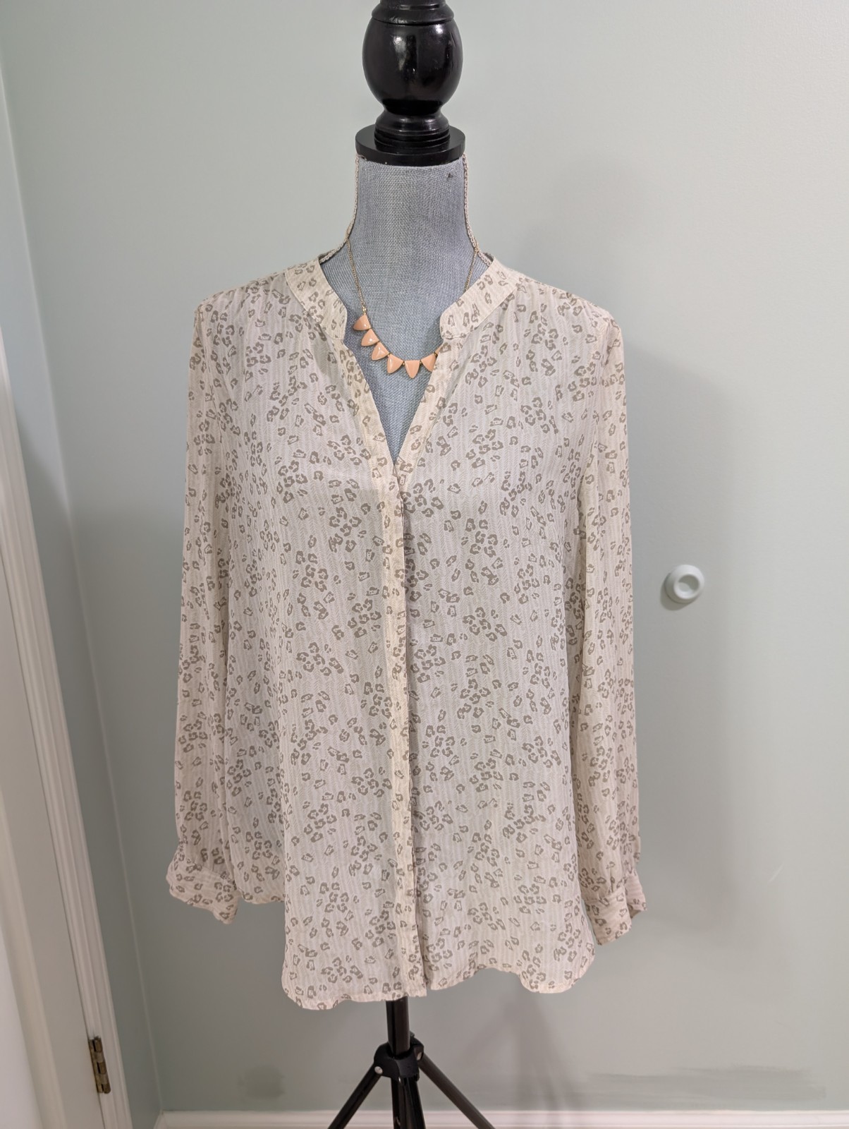 5 Piece Work Office Blouses Shirts Cardigans Large Women Banana Republic Talbots