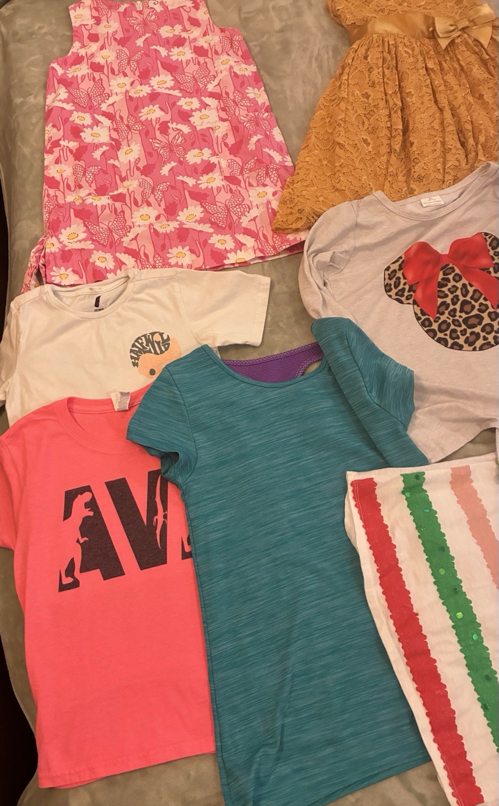 Bundle Of Girls Clothing Size 7/8… 12 Pieces… Different Brands