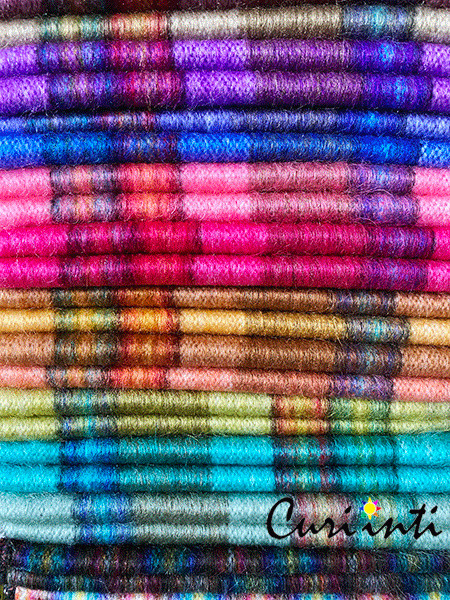 WHOLESALE LOT OF 10 ALPACA STRIPED SOFT & BEAUTIFUL JOSE SCARVES 2V