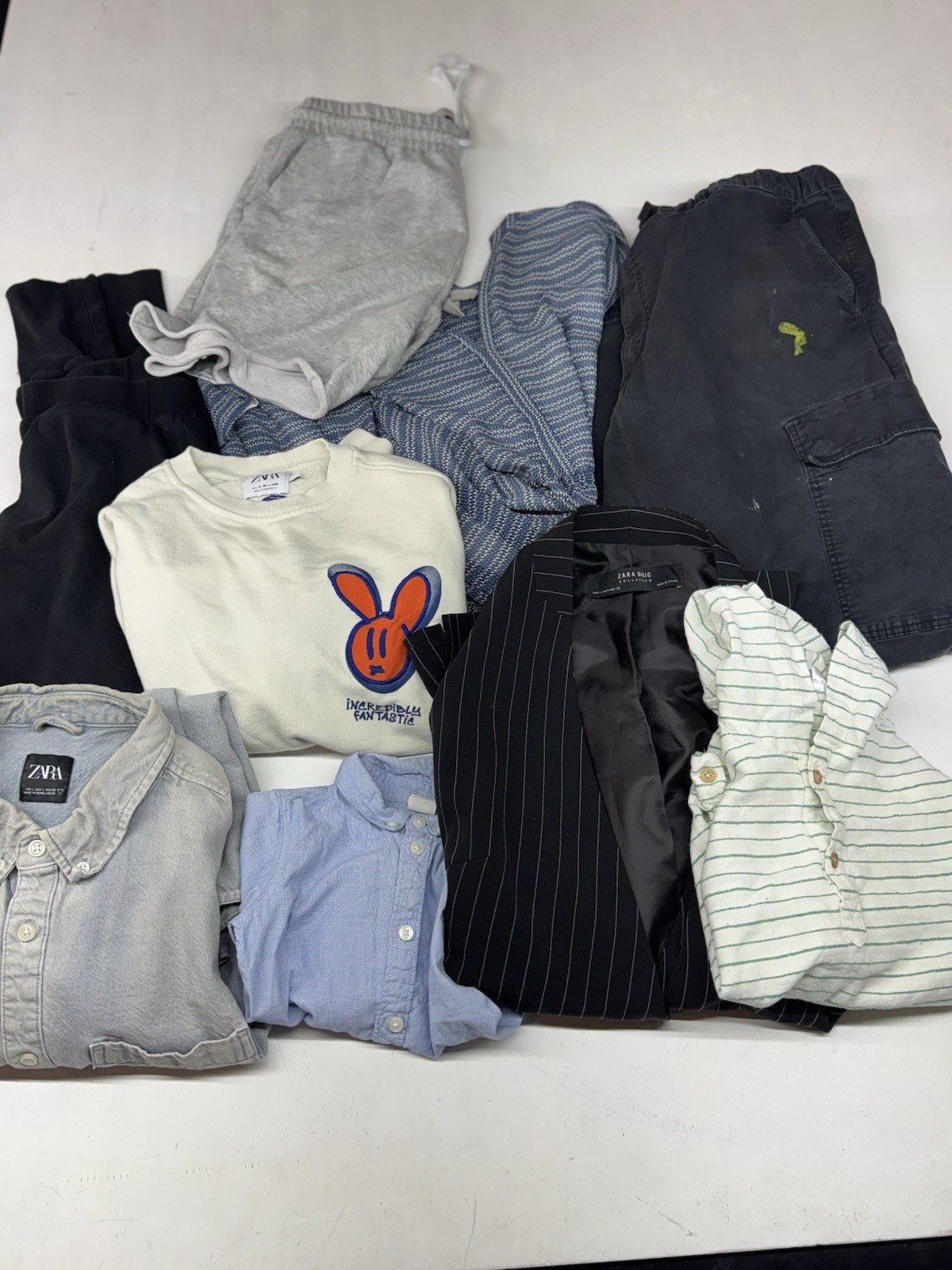 Zara H&M Clothing Bundle Assorted Sizes Mens Women’s Kids Reseller Lot 9 Pieces