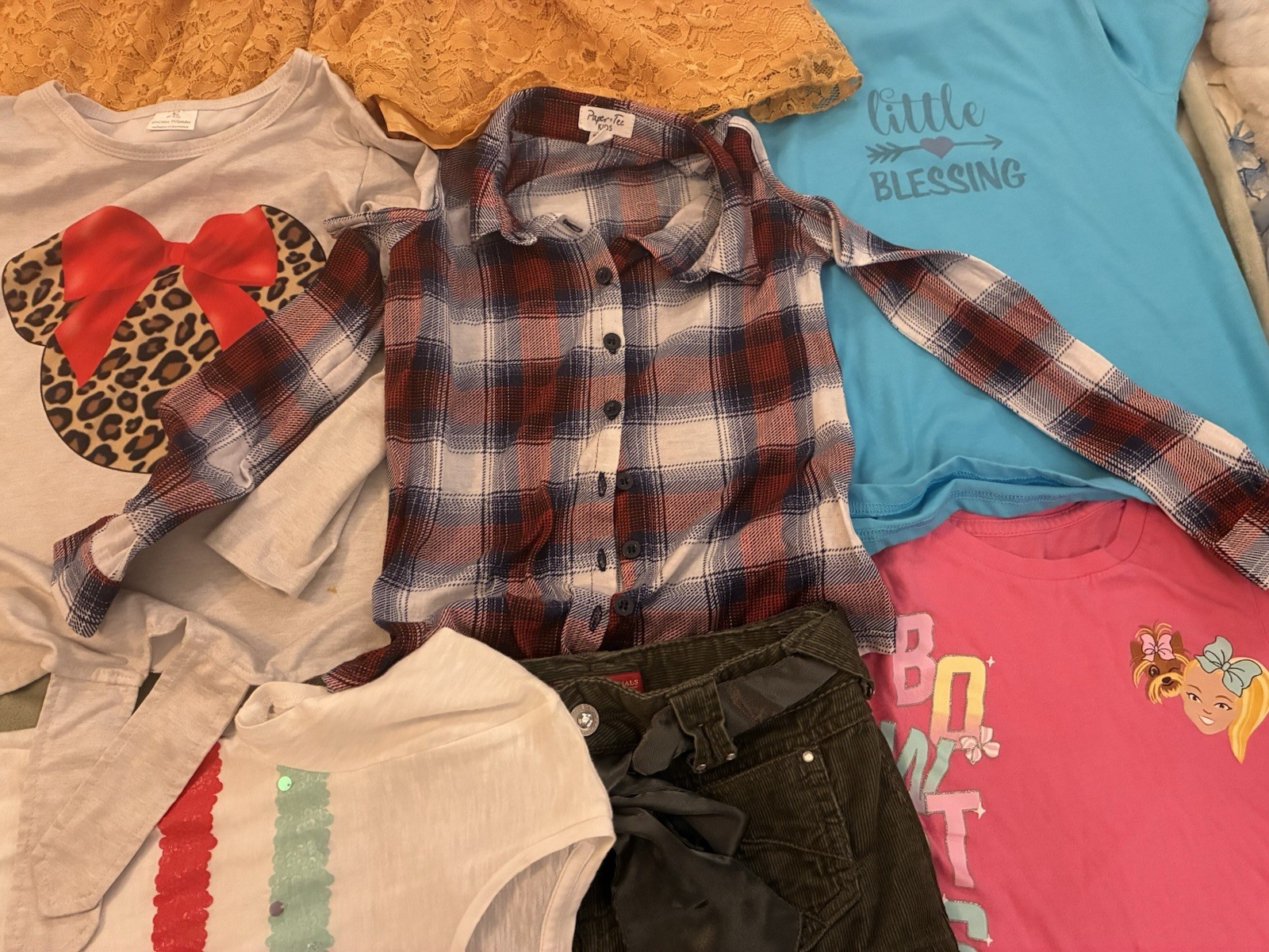 Bundle Of Girls Clothing Size 7/8… 12 Pieces… Different Brands