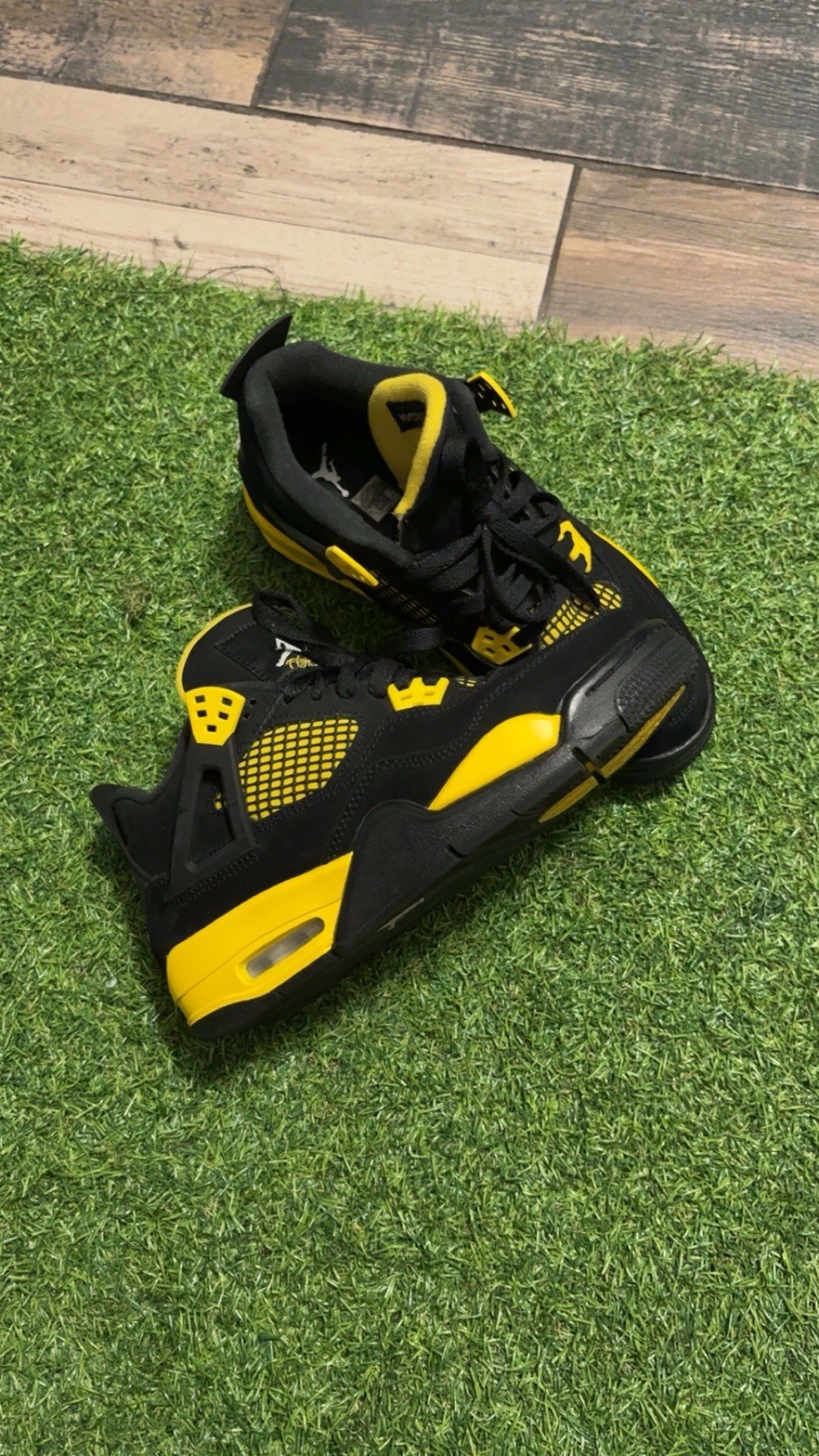 Nike Jordan Unisex Baby Shoe Lot Air Jordan 4 Leather Colorblock 0-3M