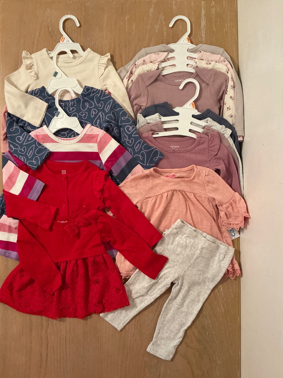 New Carter&rsquo;s, Others Infant Girls Size 12 Months Clothing Lot of 17 (4 Used)