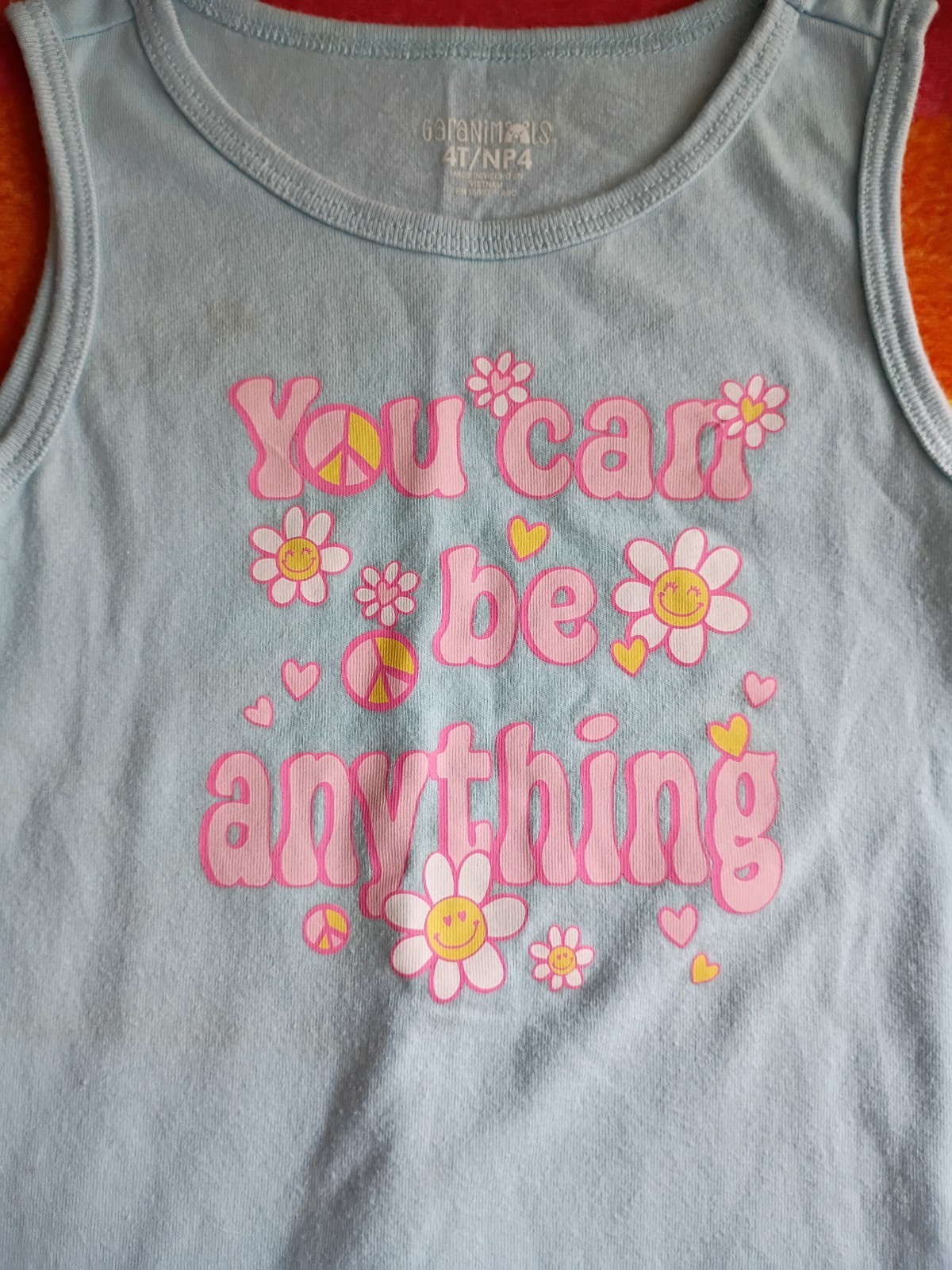 4pk Size 4/4t Shirts Bundle: Cherokee, Place, Garanimals, Monag