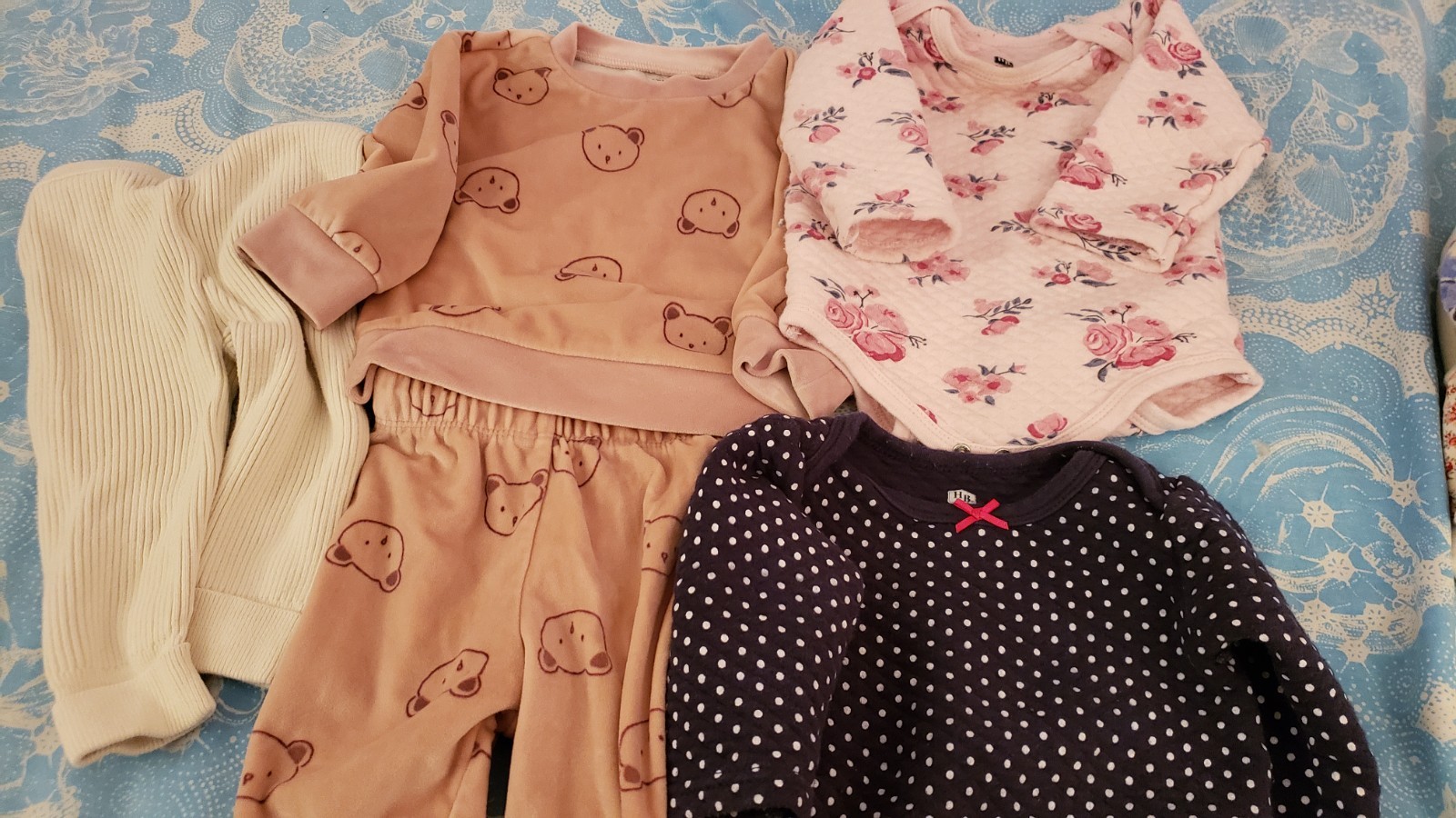 Lot of 5 Girls BABY CLOTHES Very Good+ Condition 9 TO 12 MONTHS GAP CARTER&rsquo;S HB