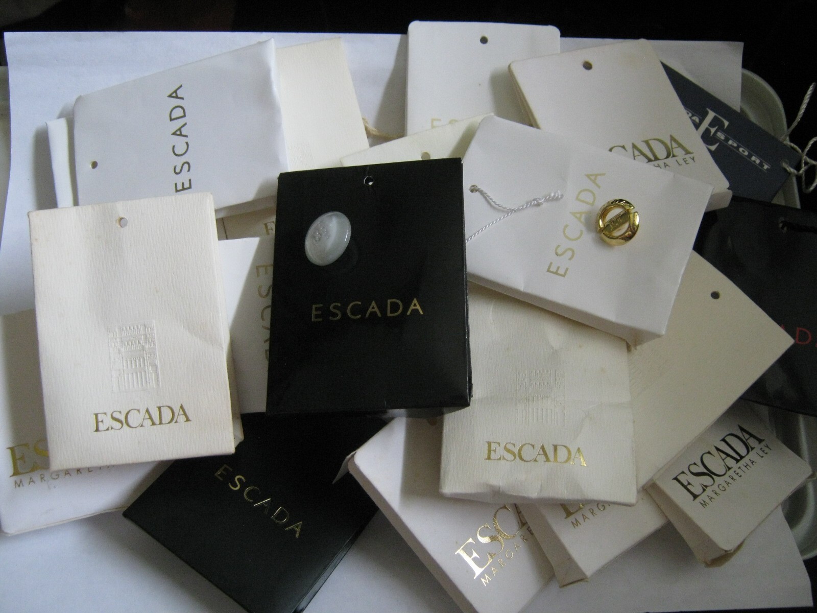 24 Different ESCADA Italy Extra Buttons, Buy Them All or One or More SEE PHOTOS