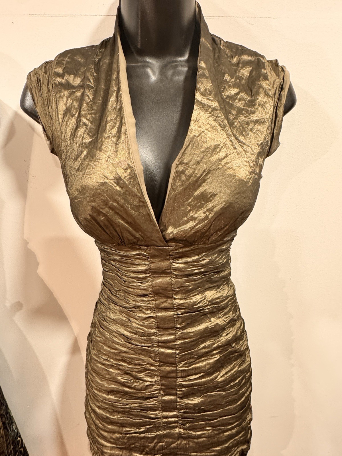 Le Belle, Muse, Nicole Miller Collection Women’s Dress Lot 4 Black/Gold 4/6/S