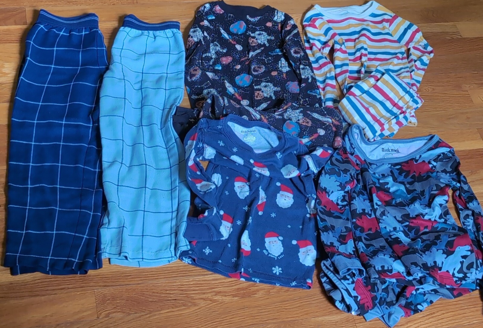 Old Navy Carter&rsquo;s Member&rsquo;s Mark Kids Pajama Pants Lot 6/6A Organic Cotton