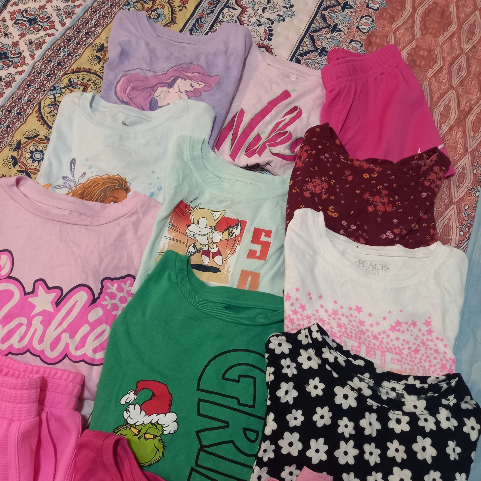 Lot Of 27 Girls Clothes Different Size, Mix Brands. Size 4/5,5/6, 6/6x, 6/7 ,7/8