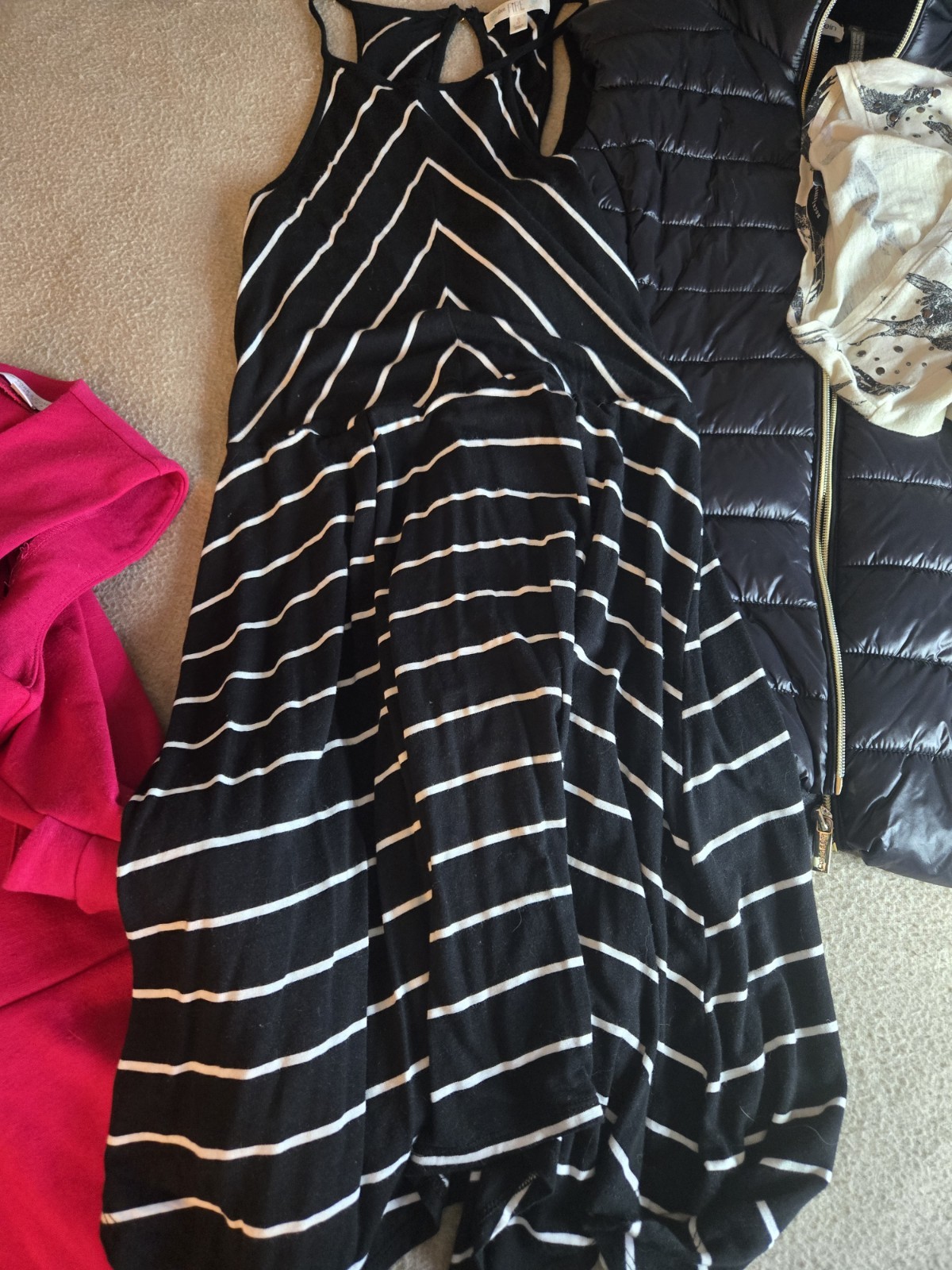 Clothing Lot SMALL Petite Clothing Bundle Nice BLACK WHITE PINK 9 Ct Vera Calvin