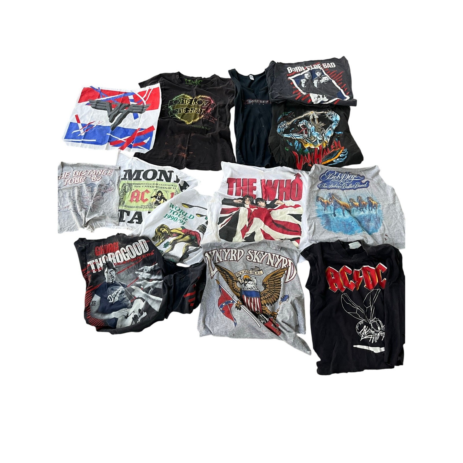 Vintage Rock Tshirt swatches- cut-