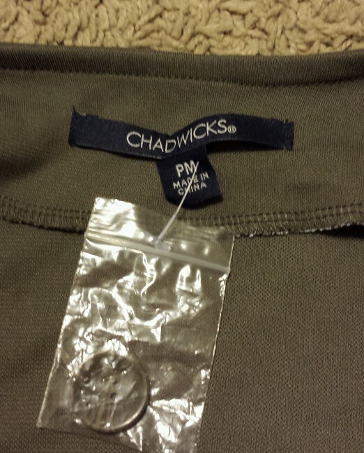 Chadwicks 2-piece Set size petite medium PM Shirt/Skirt/business/career NEW