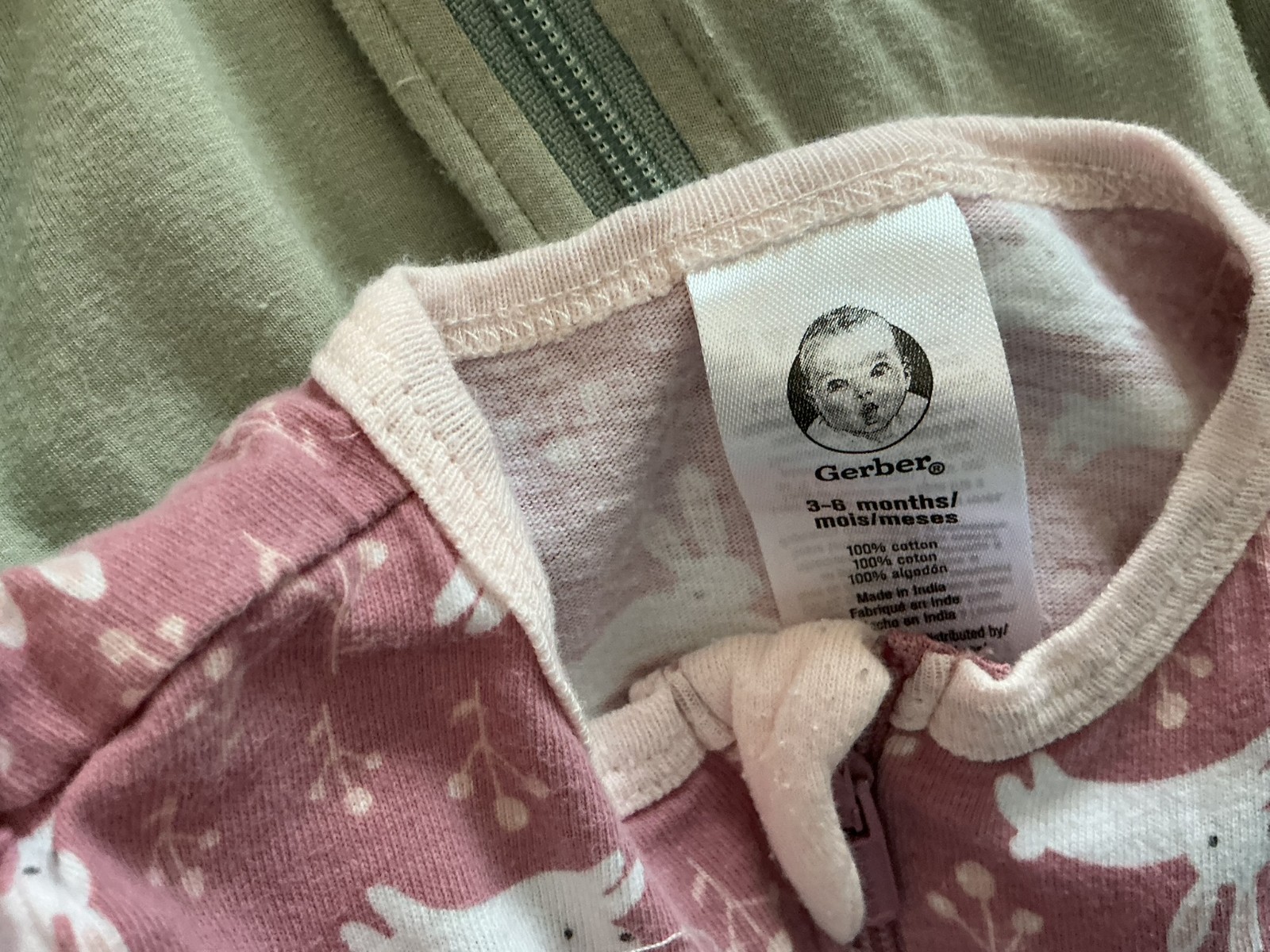 Lot of 9 Baby Cirl 3-6 Months Sleepers Body Assorted Brands Pre-owned