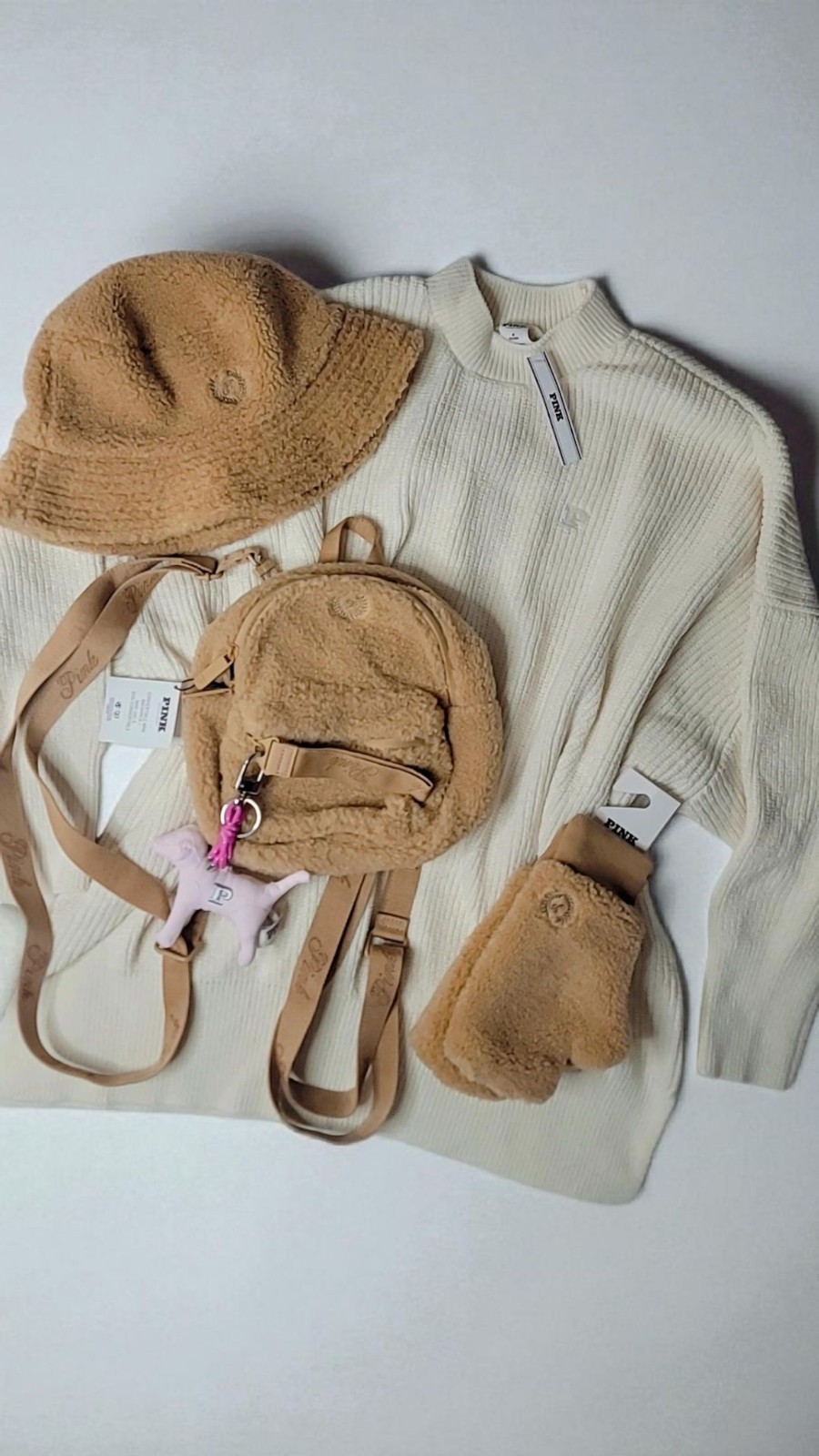 Victoria&rsquo;s Secret PINK, 5-Piece Winter Set, Limited Edition, Sweater Size M
