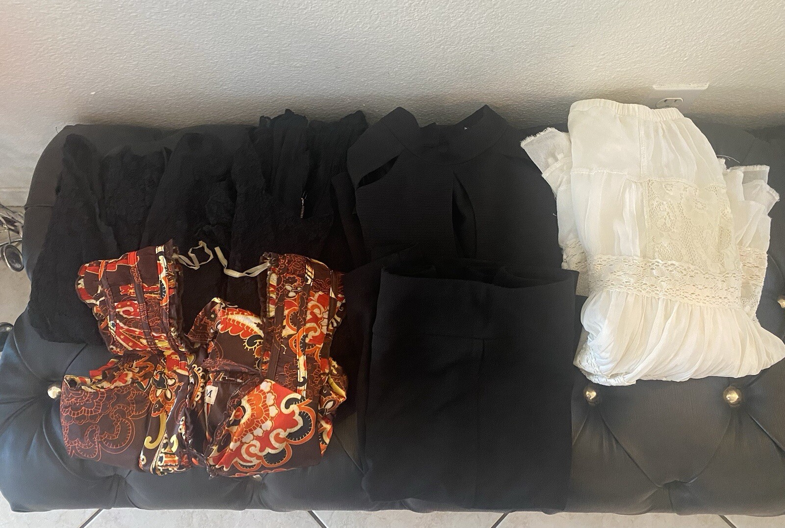 Mixed Lot Of Woman’s Clothes Medium, Blouse, Shirt, Top, Skirt, Dress, Size M