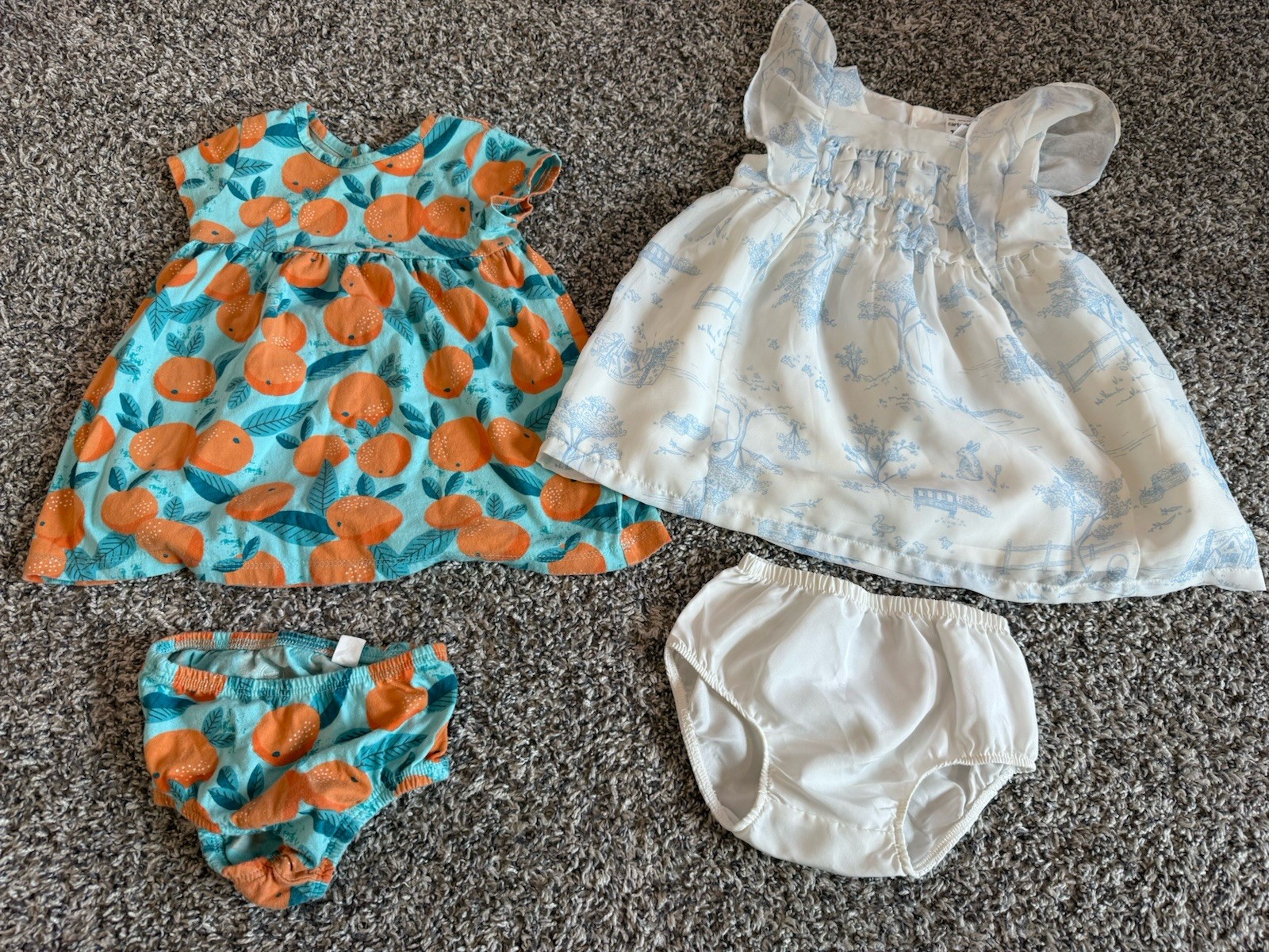 Baby Girl Clothing Lot Size 12M – 12 Pieces! Carters & Garanimals