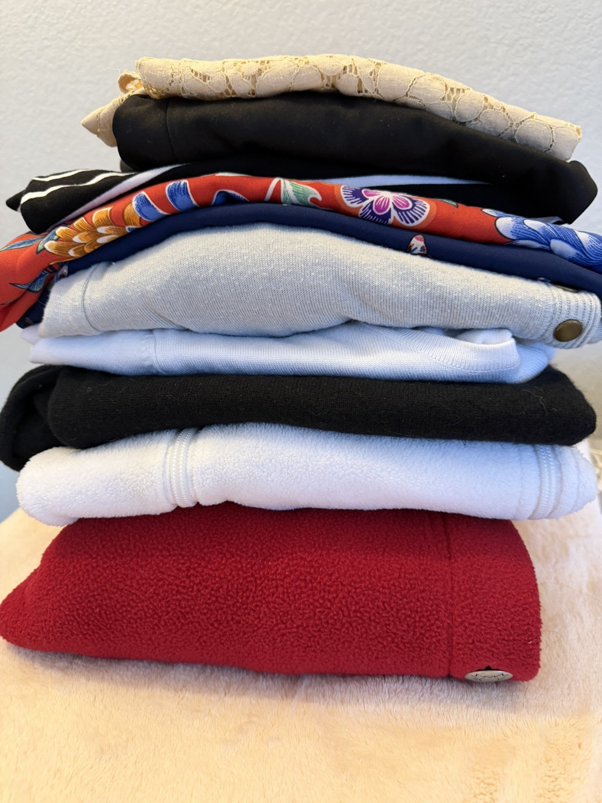 WARDROBE BOMB #11 Mystery Clothing Lots -W Med- Columbia, Cashmere, BoHo Style