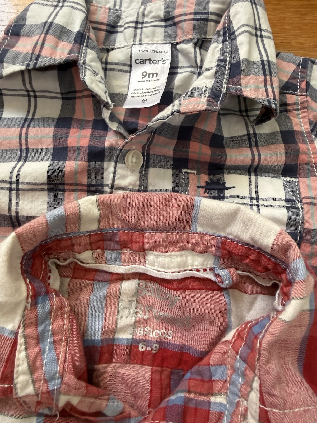 Baby Boy Lot Size 6-9 Months 4 Pieces Mixed Brands EUC Carters/Osh Kosh