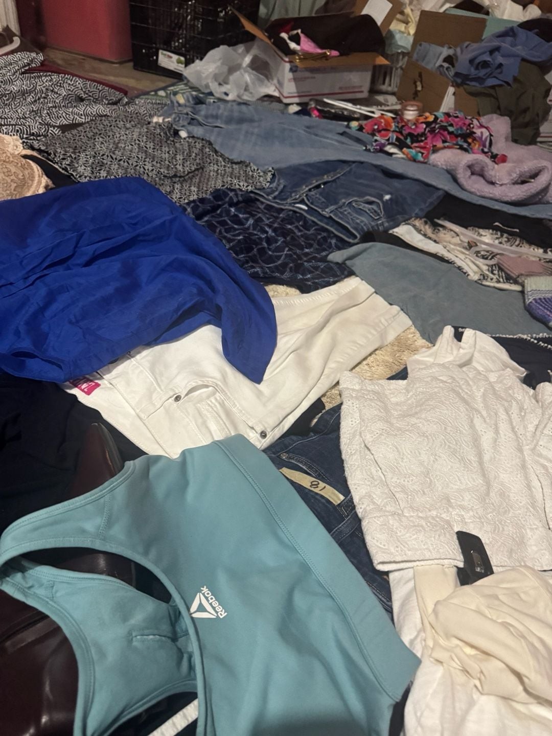 assortment of women&rsquo;s clothing & shoes