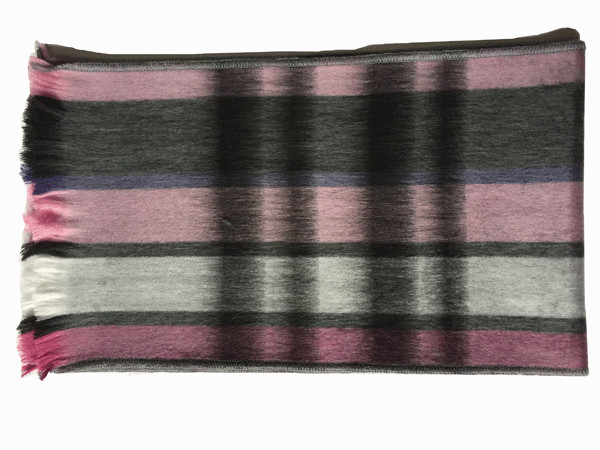 WHOLESALE LOT OF 10 BIGGER SIZE! STRIPED ALPACA JOSE SCARVES 80&Prime; x 12&Prime; 3V