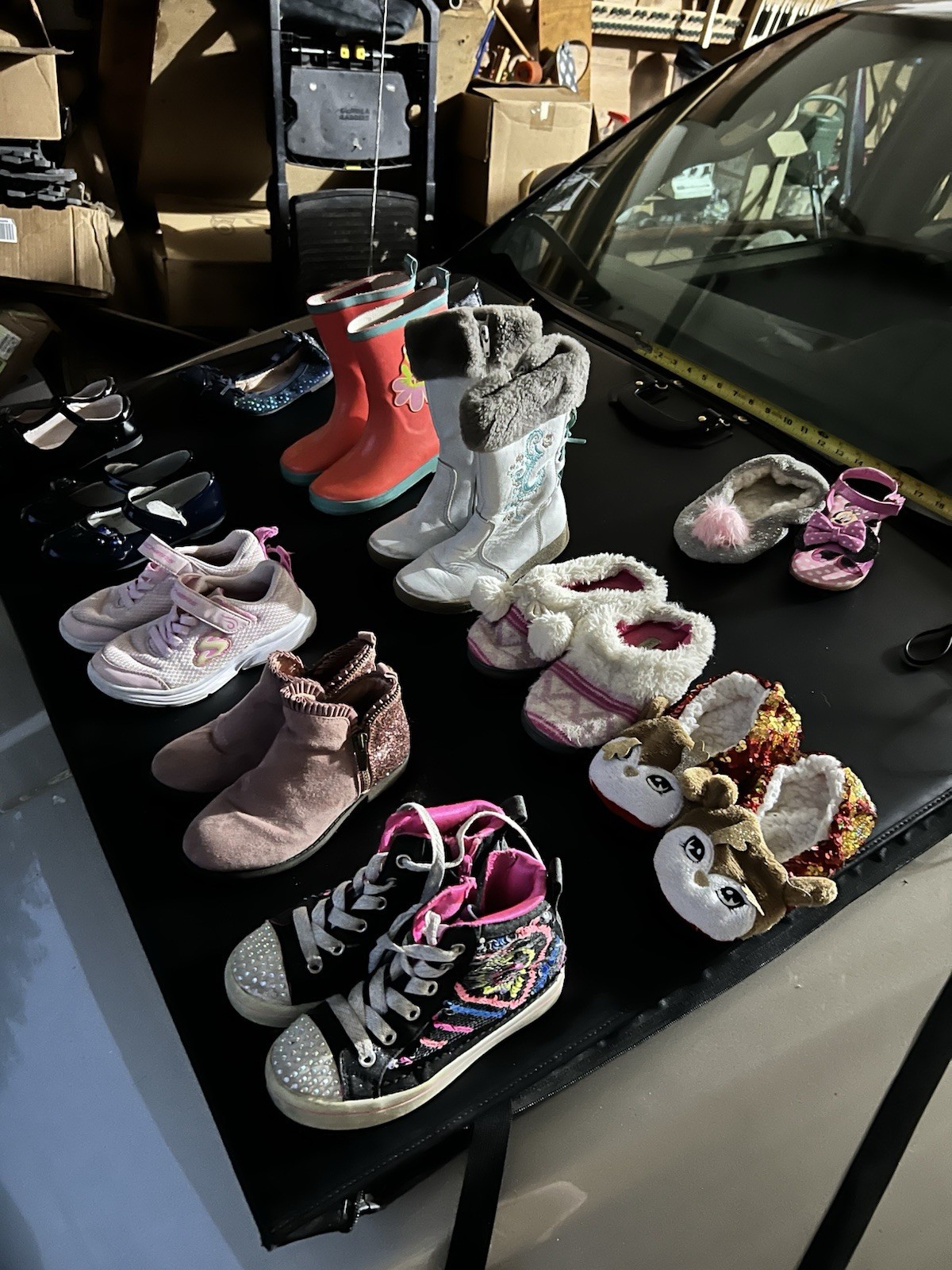 SKECHERS & OshKosh B&rsquo;gosh Baby Girl Shoe Lot Boots Sneakers Sandals 11.5