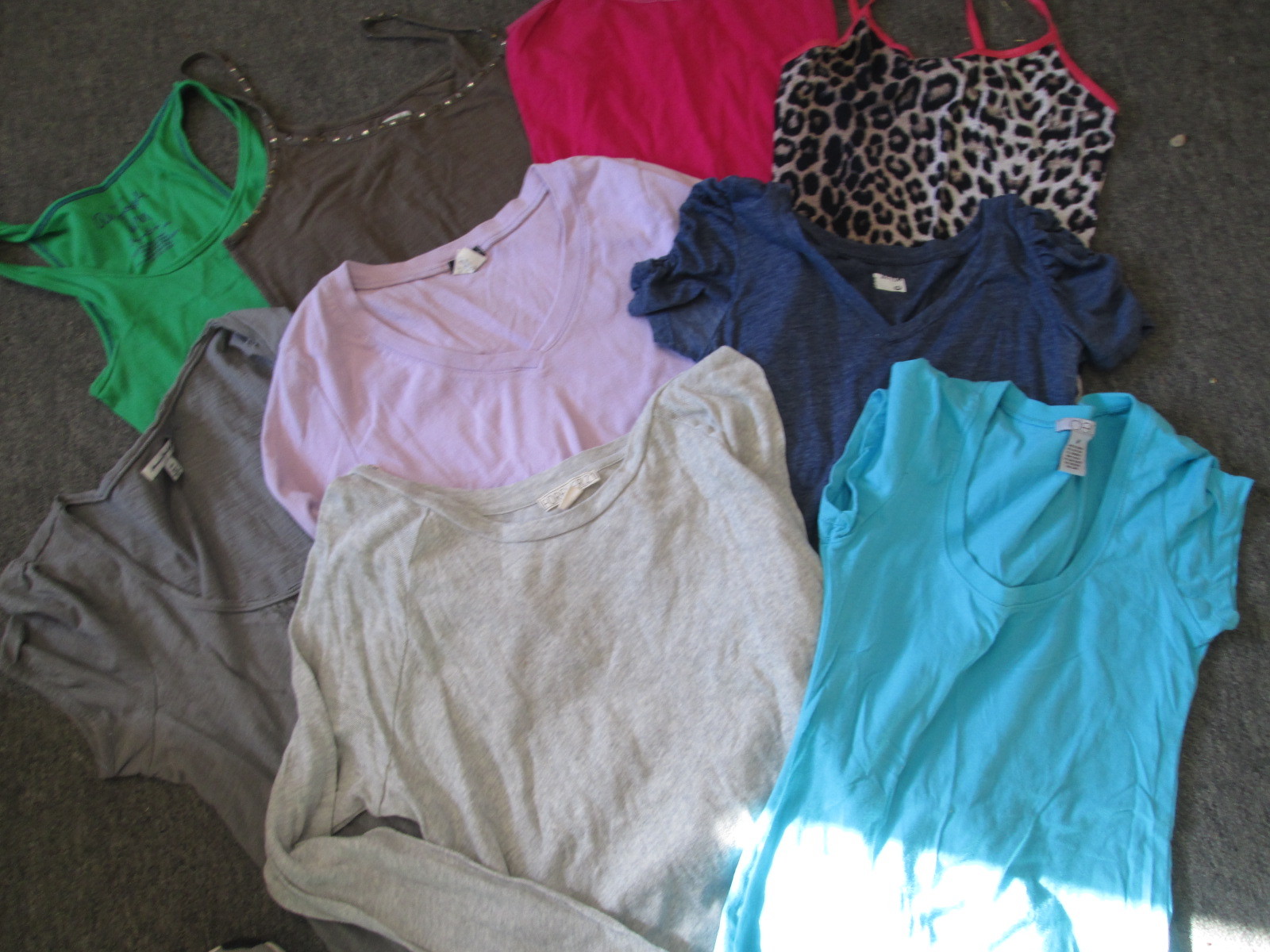 Women&rsquo;s Tops Lot Of 9 Shirts Bundle Size Medium Rue 21, Aeropostale, Deb, ETC