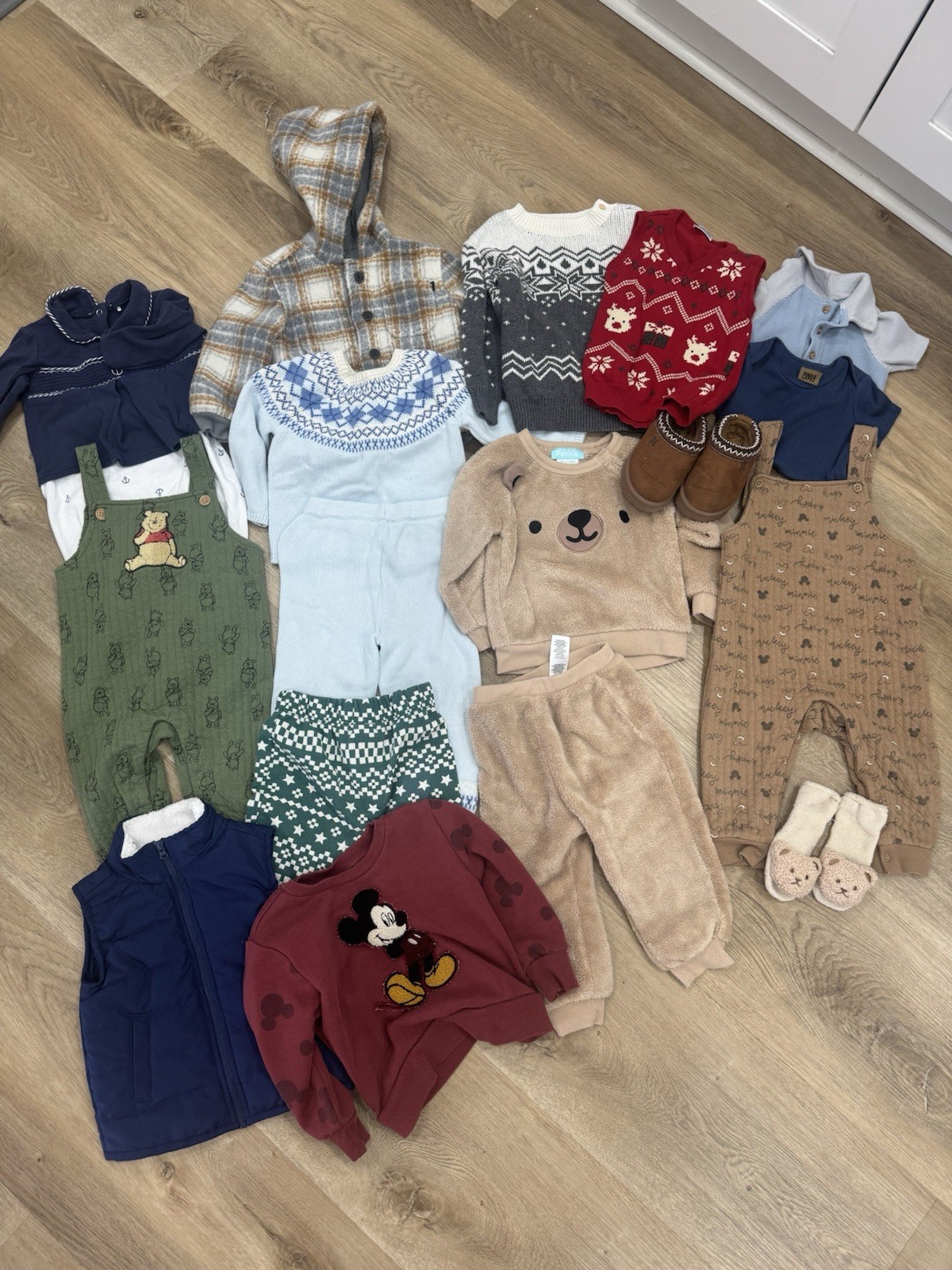 Boy 18 Months- Mixed Baby Clothing Bundle – Shoes Size 6