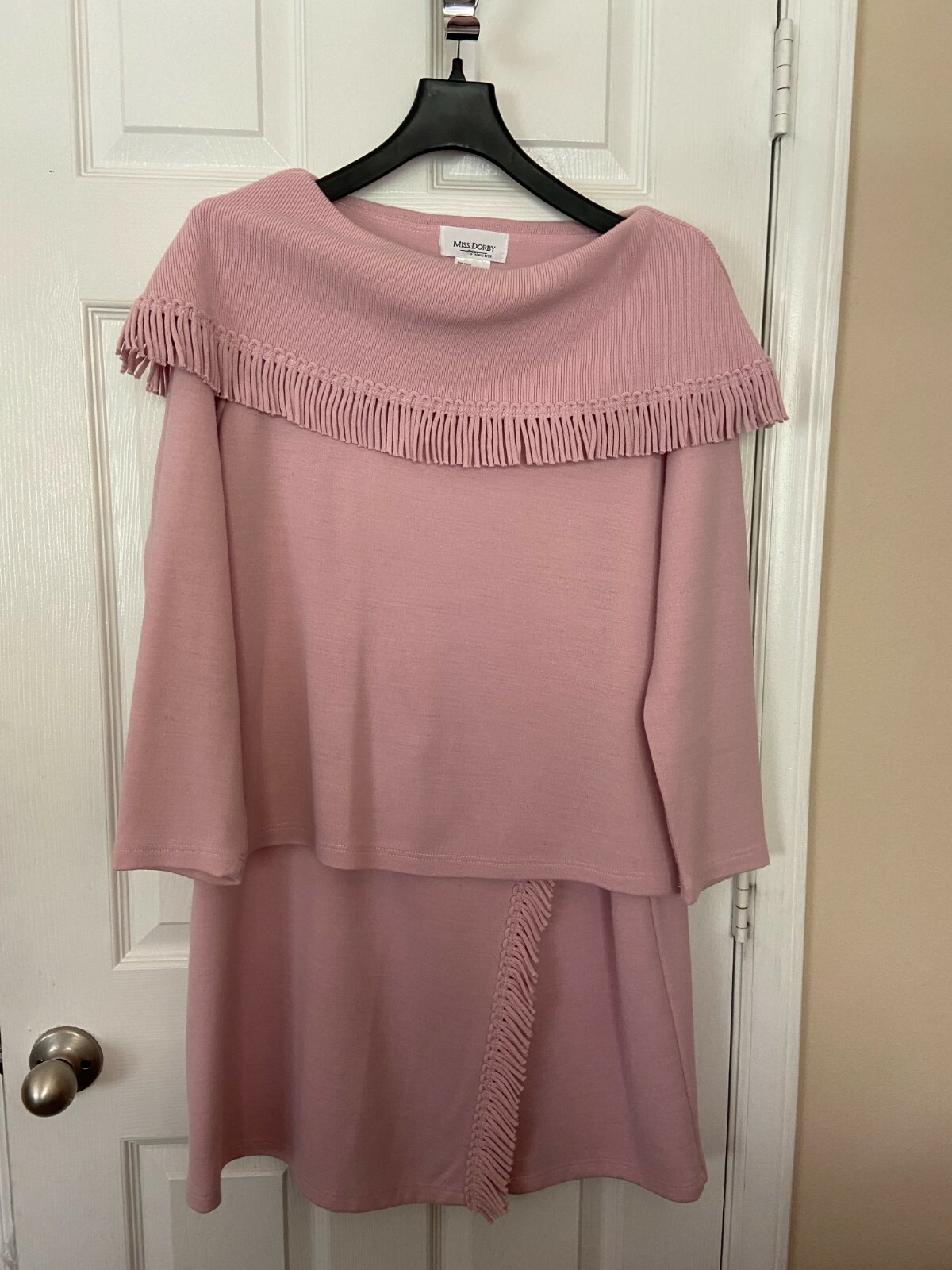 Womans Miss Dorby Petites Pink Skirt and Top Set – Size PL