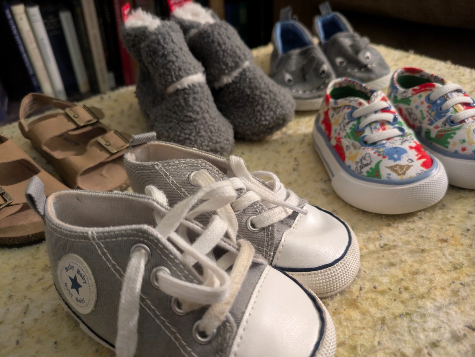 Lot of 9 Baby Shoes – Sizes 3 and Down