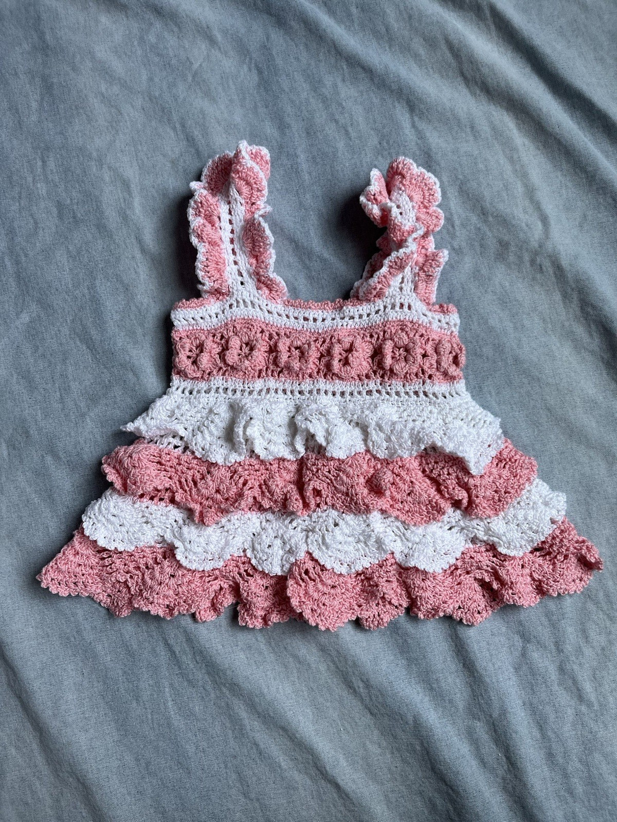 Vintage Baby Girls Clothing Lot 70s 80s 90s Western Denim Fruit Floral Lace