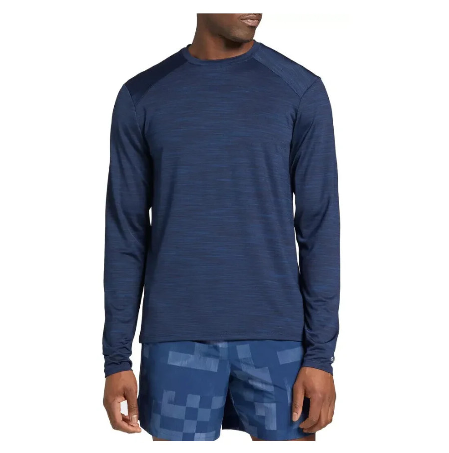 DSG Men&rsquo;s Movement Long Sleeve Crew Pure Black Single Dye Different Sizes